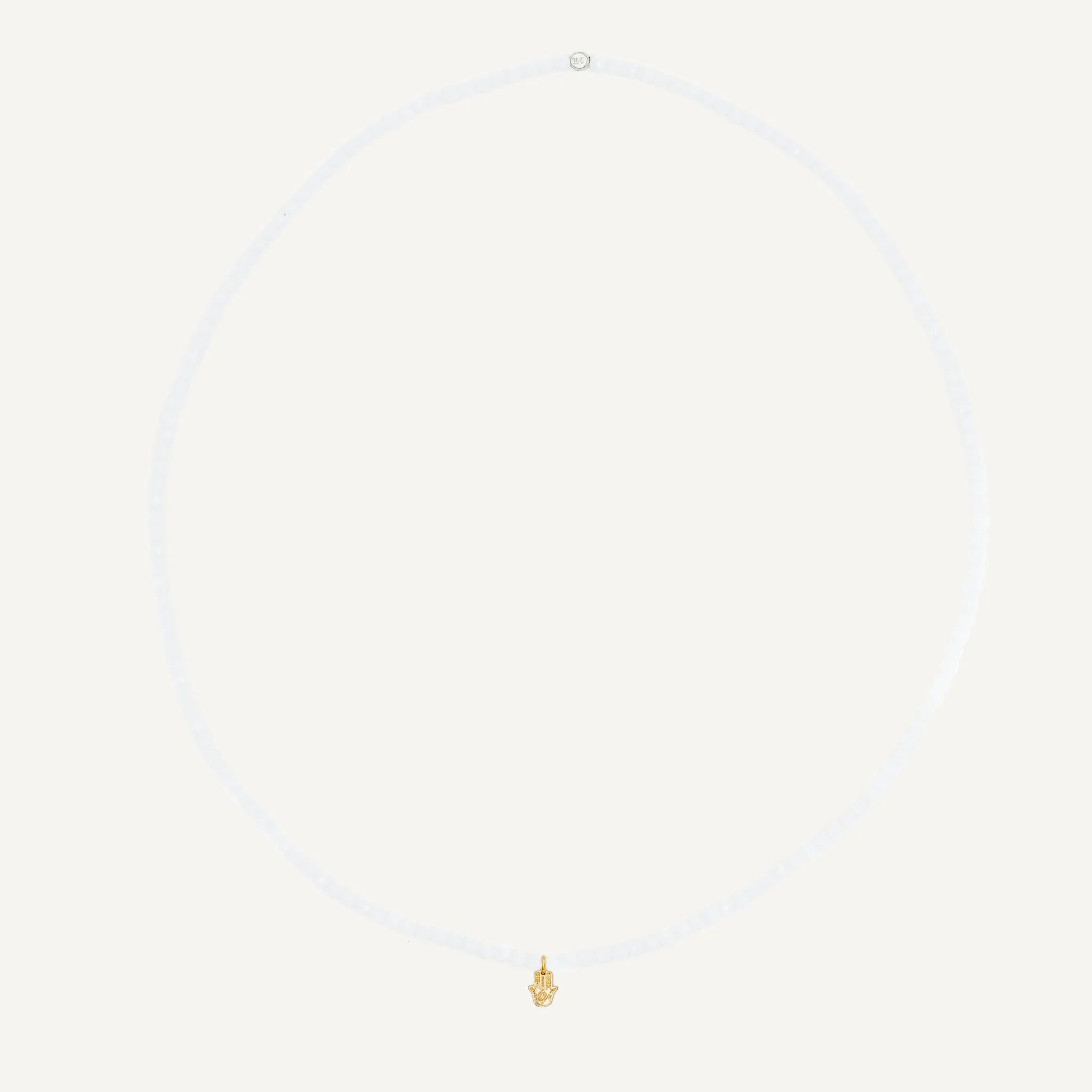 collier / bracelet Collier - Bracelet Blanc - Têtes Blondes