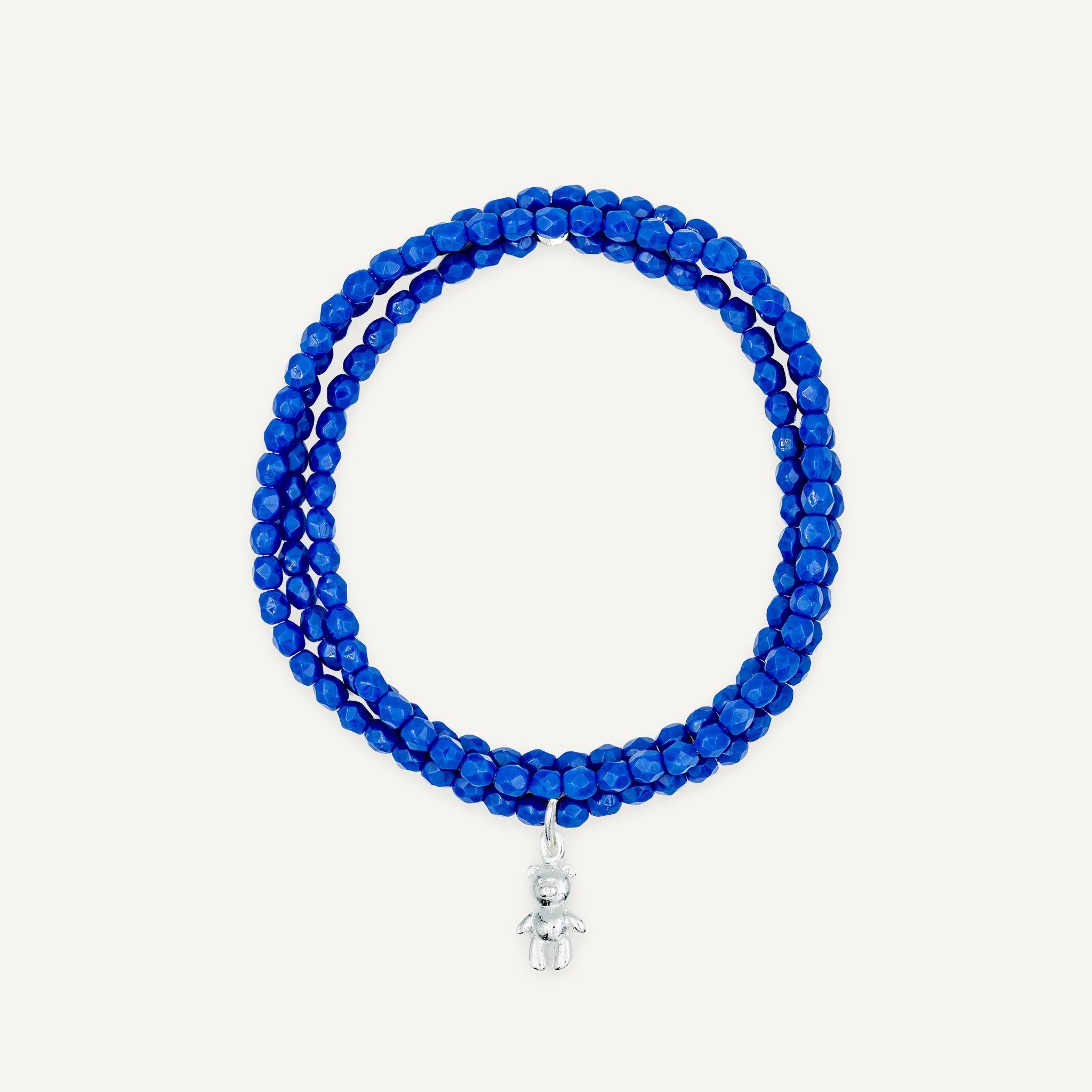 collier / bracelet Collier - Bracelet Bleu Majorelle - Têtes Blondes