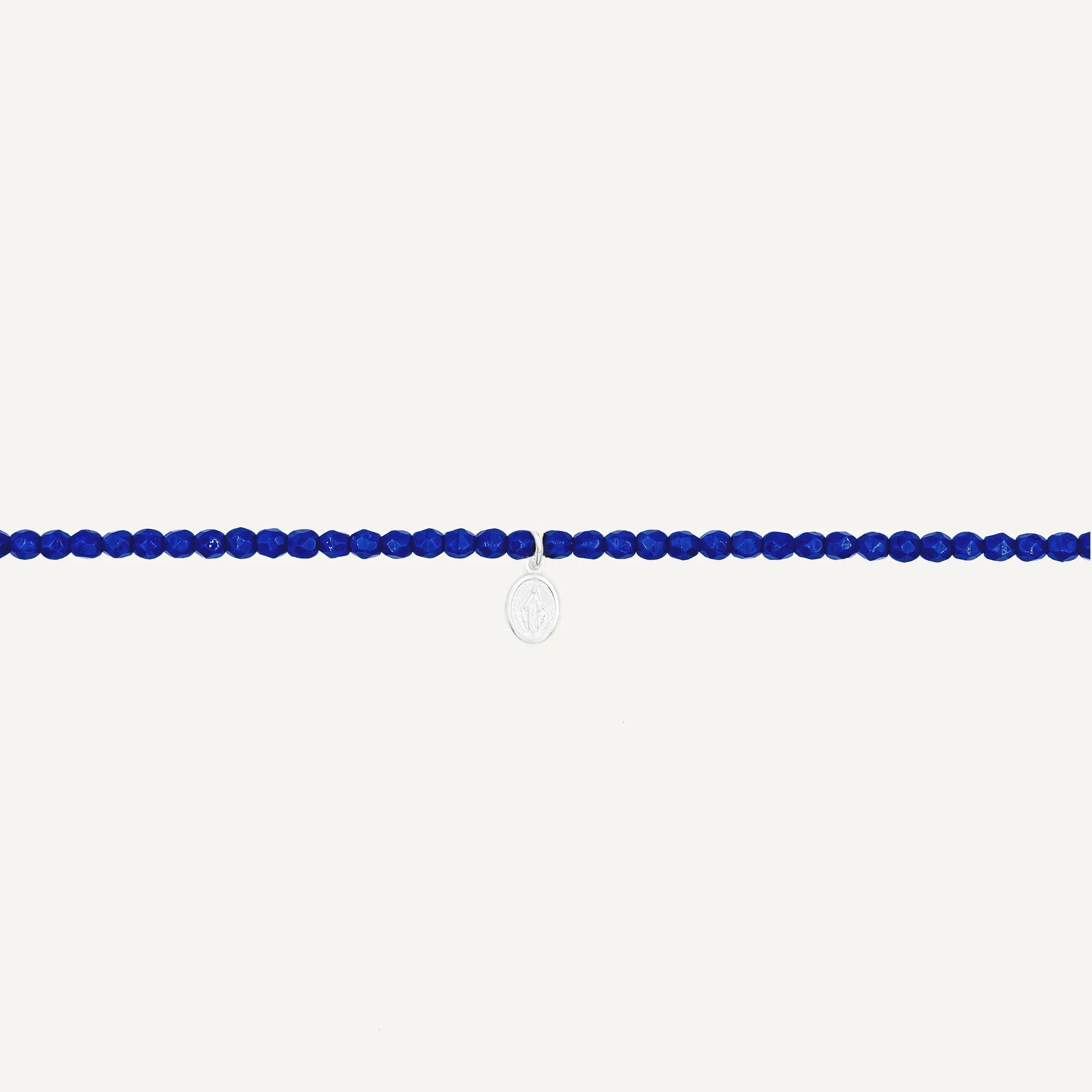 collier / bracelet Collier - Bracelet Bleu Majorelle - Têtes Blondes