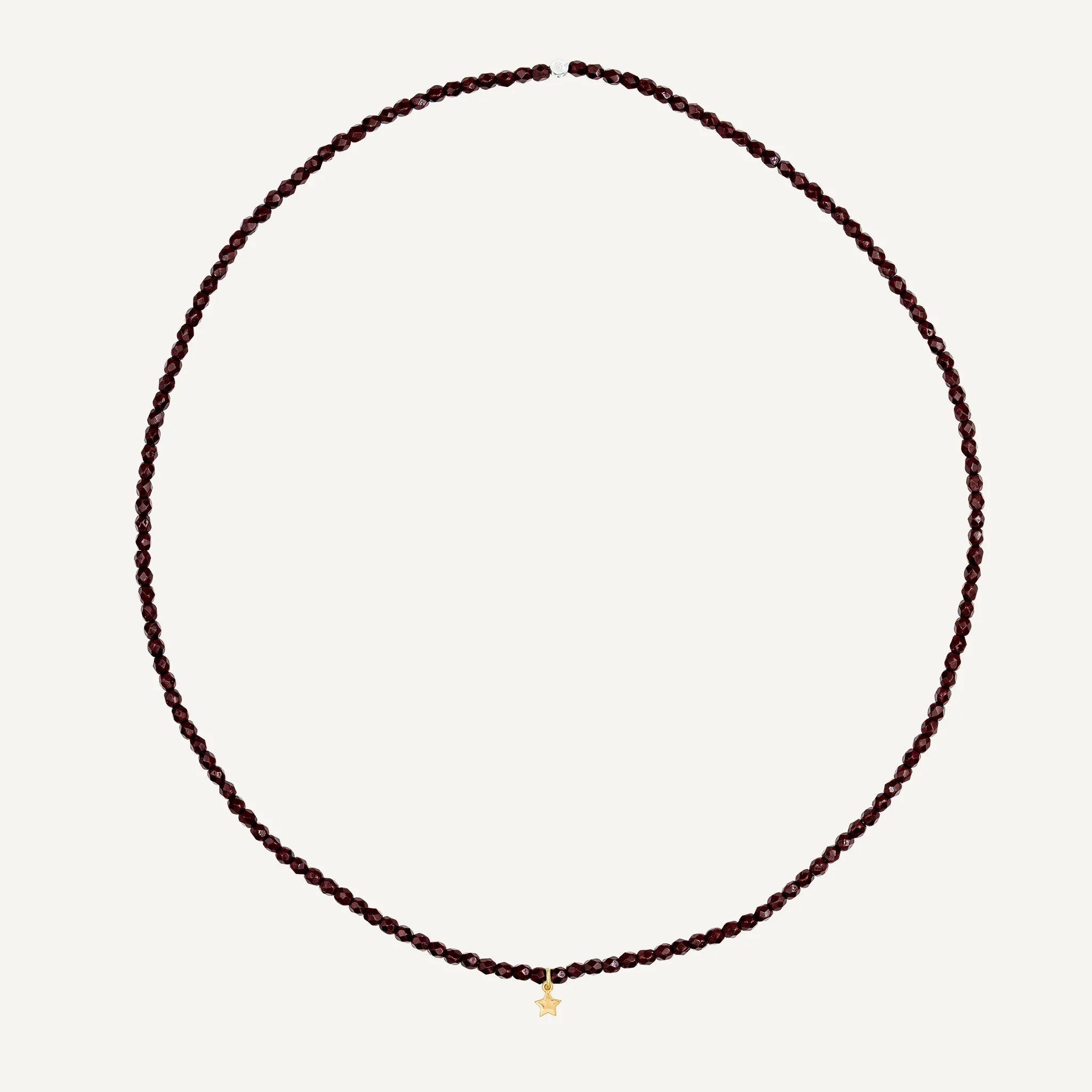 collier / bracelet Collier - Bracelet Bordeaux - Têtes Blondes