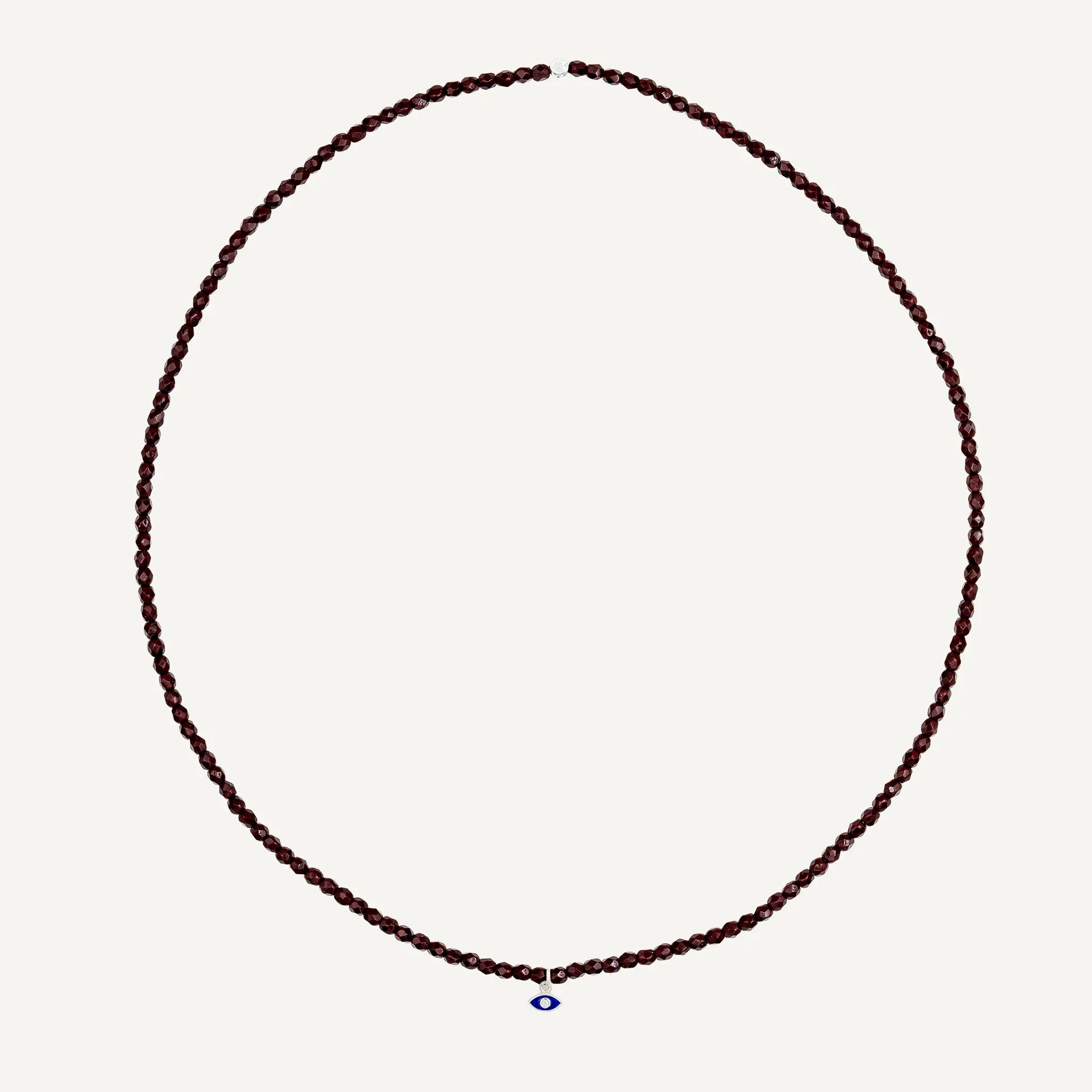 collier / bracelet Collier - Bracelet Bordeaux - Têtes Blondes