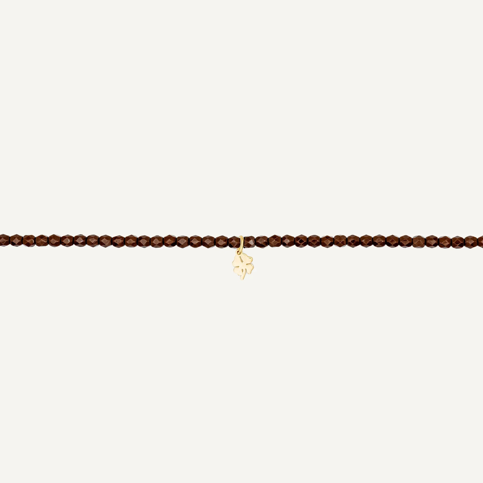 collier / bracelet Collier - Bracelet Chocolat - Têtes Blondes