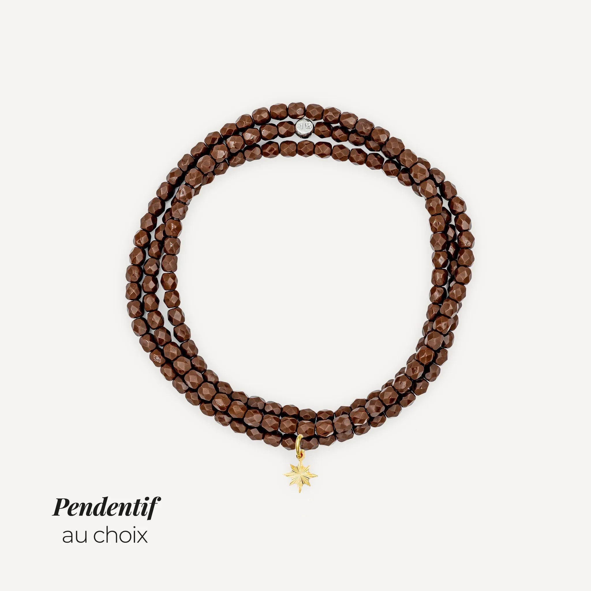 collier / bracelet Collier - Bracelet Chocolat - Têtes Blondes