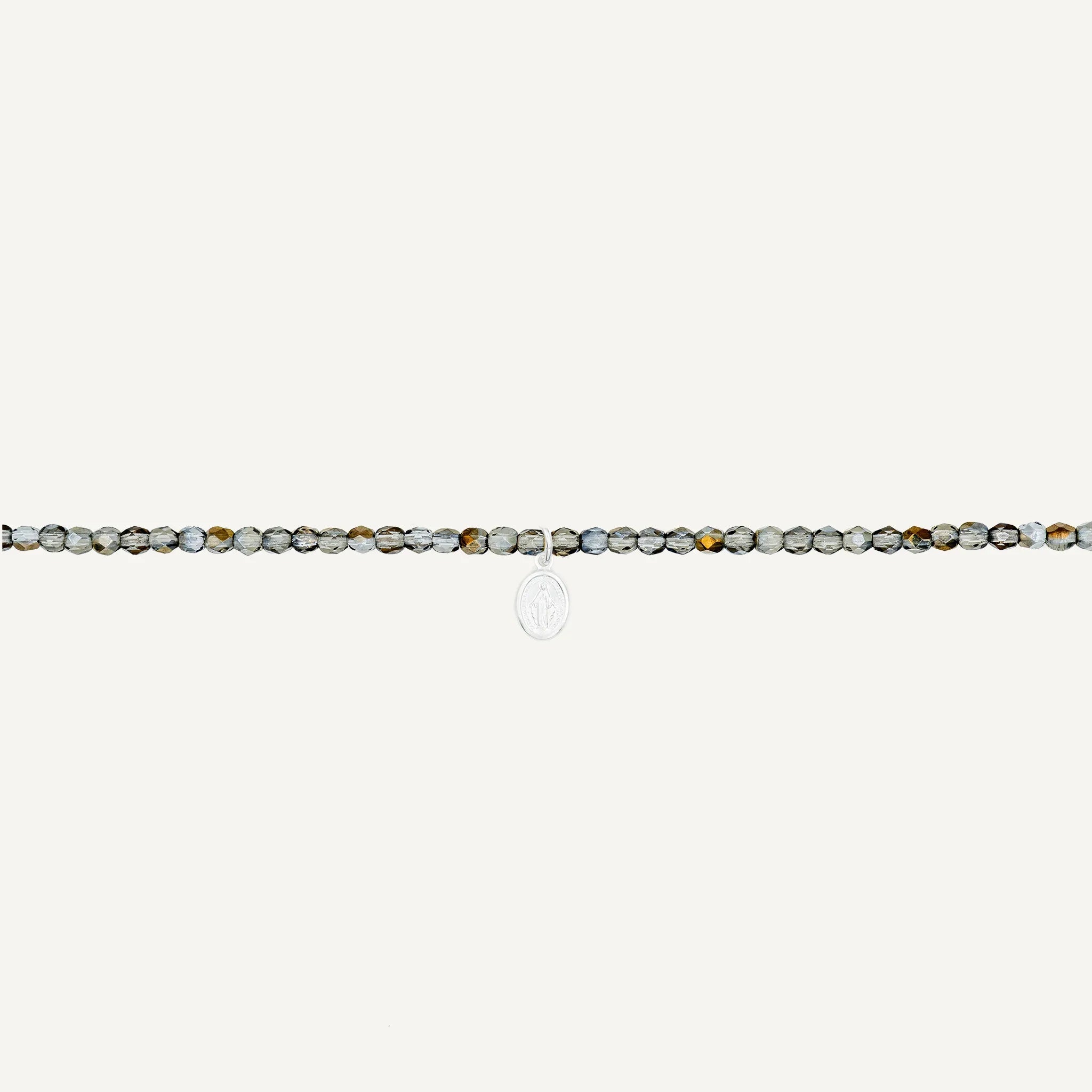 collier / bracelet Collier - Bracelet Cristal - Têtes Blondes