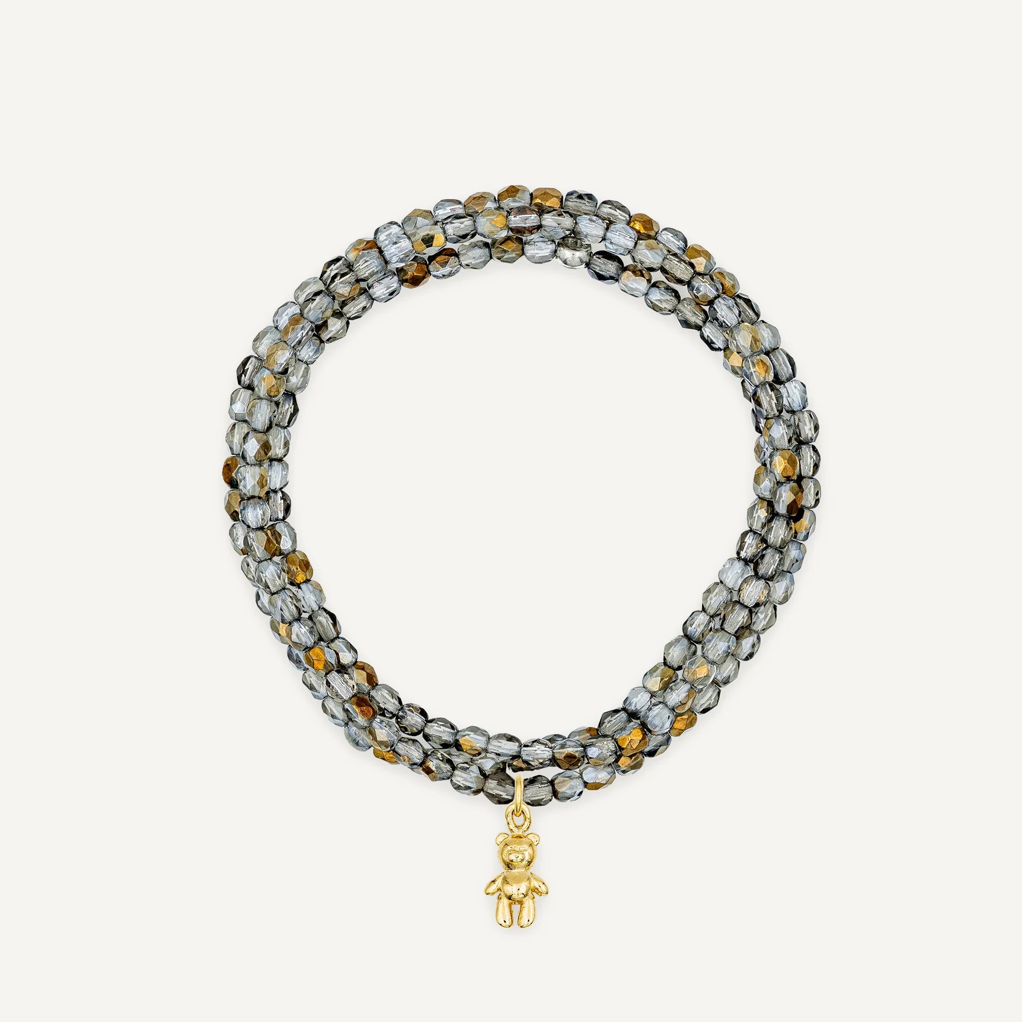 collier / bracelet Collier - Bracelet Cristal - Têtes Blondes