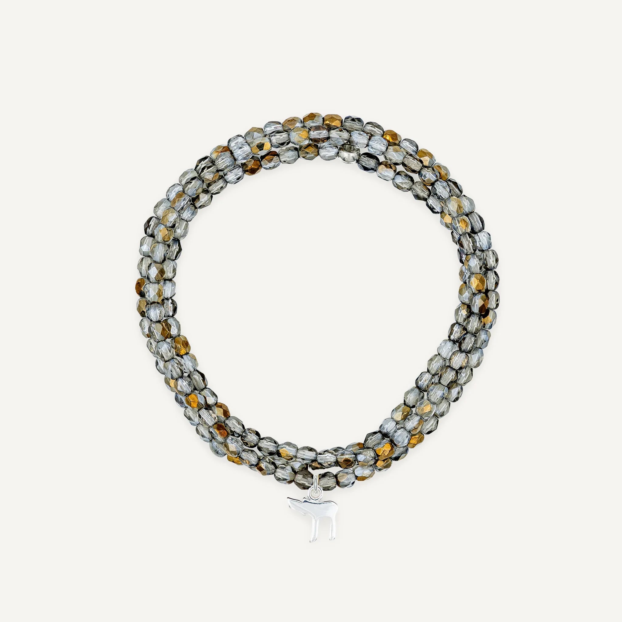 collier / bracelet Collier - Bracelet Cristal - Têtes Blondes