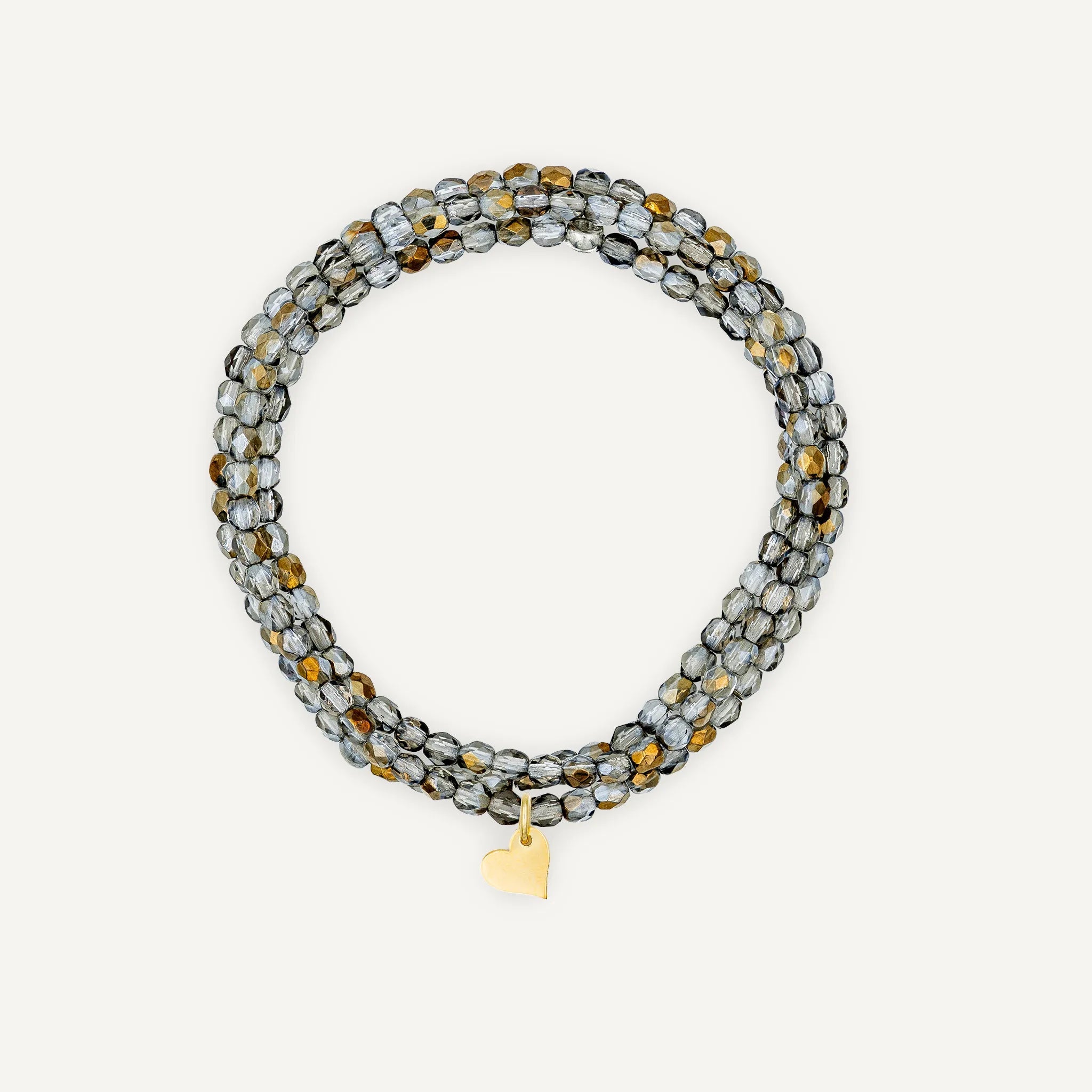 collier / bracelet Collier - Bracelet Cristal - Têtes Blondes