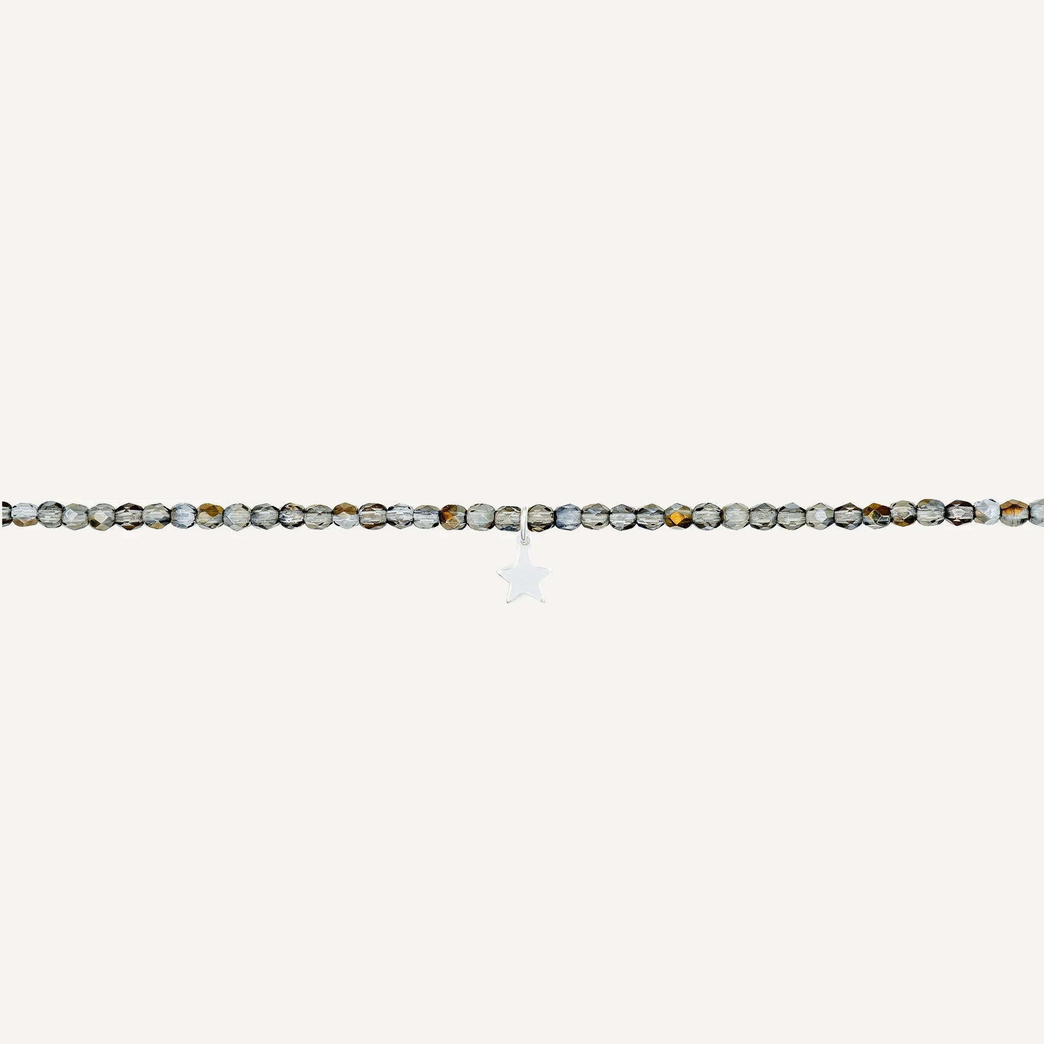 collier / bracelet Collier - Bracelet Cristal - Têtes Blondes