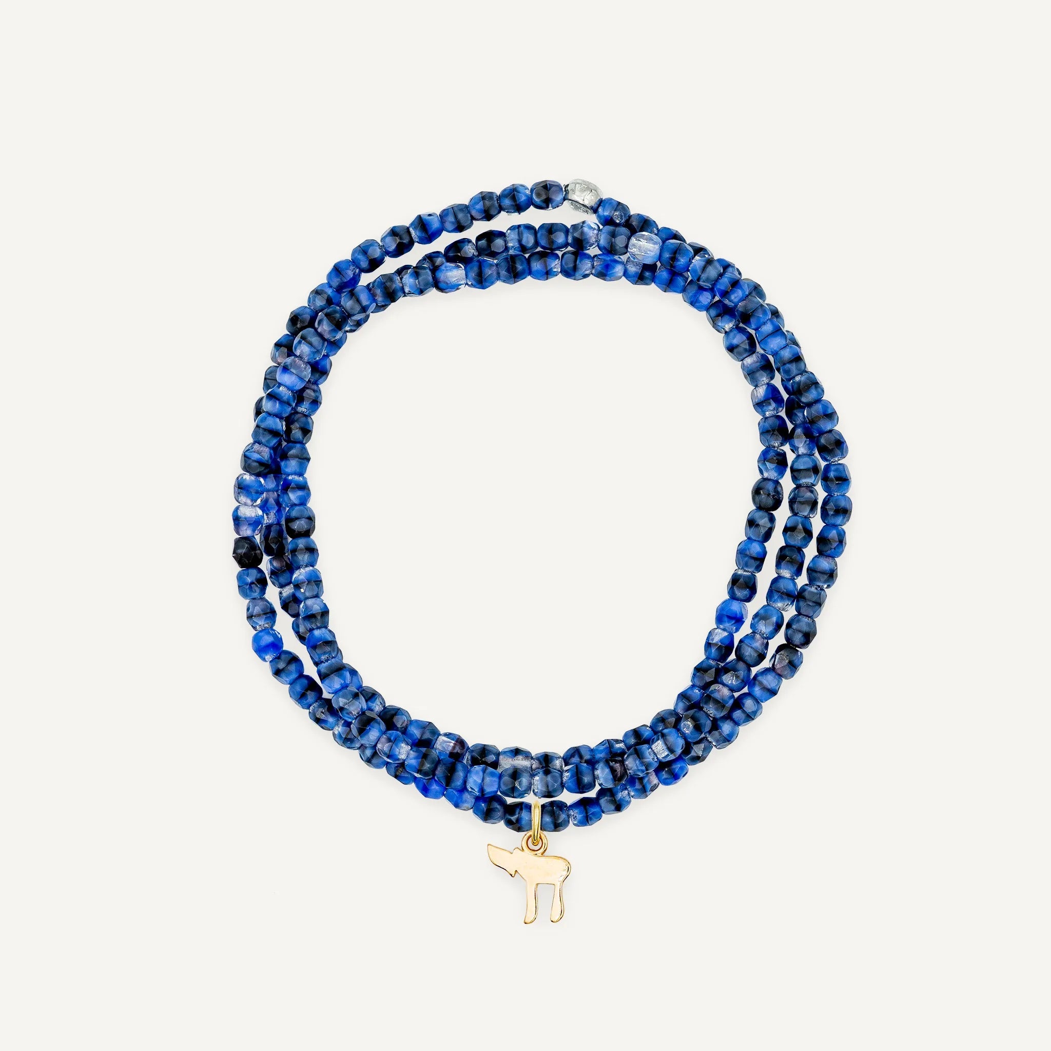 collier / bracelet Collier - Bracelet Denim - Têtes Blondes