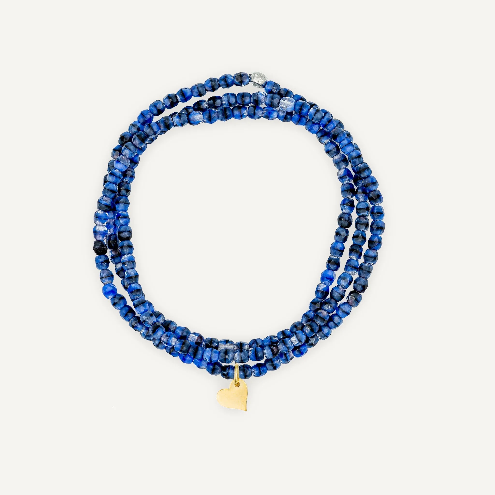 collier / bracelet Collier - Bracelet Denim - Têtes Blondes