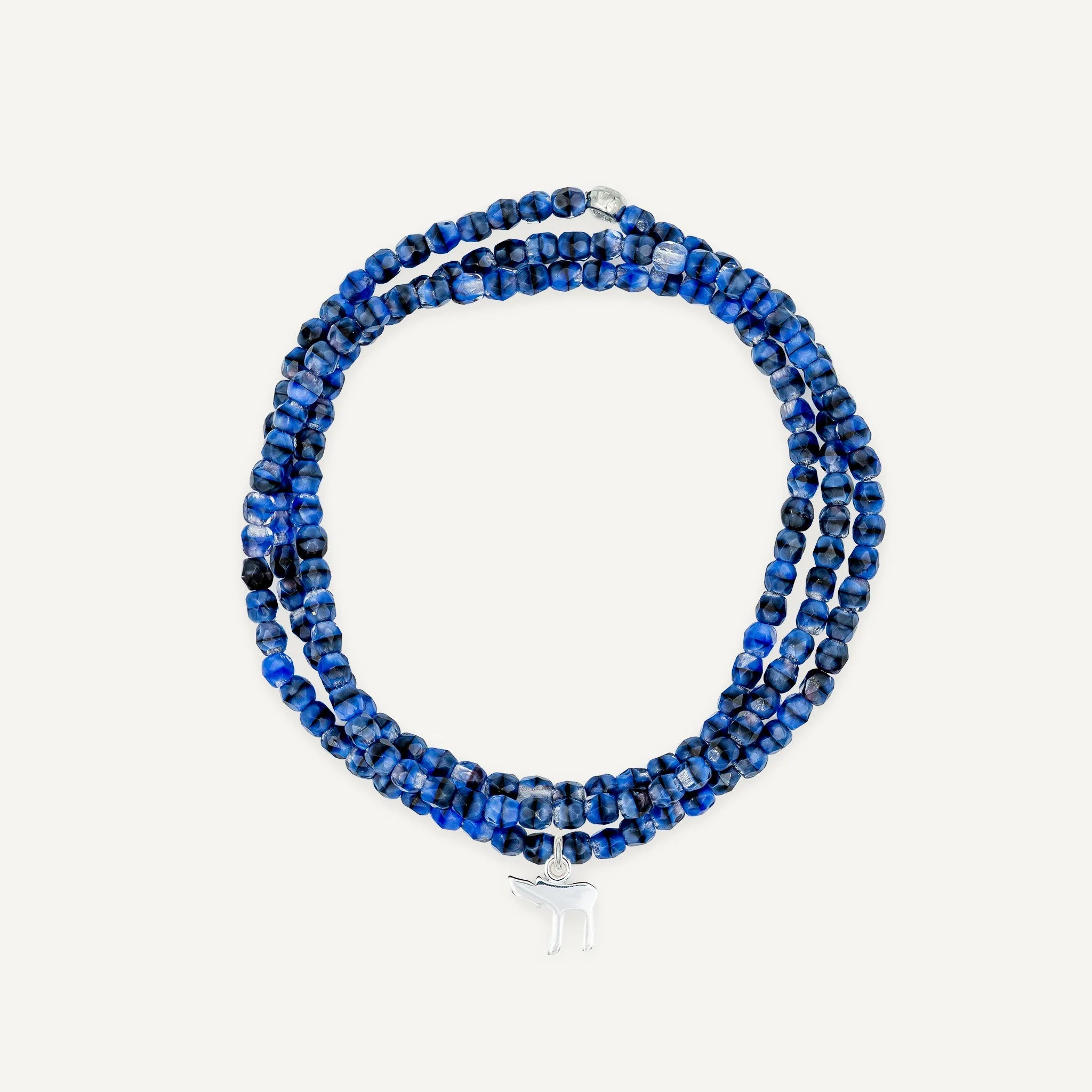 collier / bracelet Collier - Bracelet Denim - Têtes Blondes