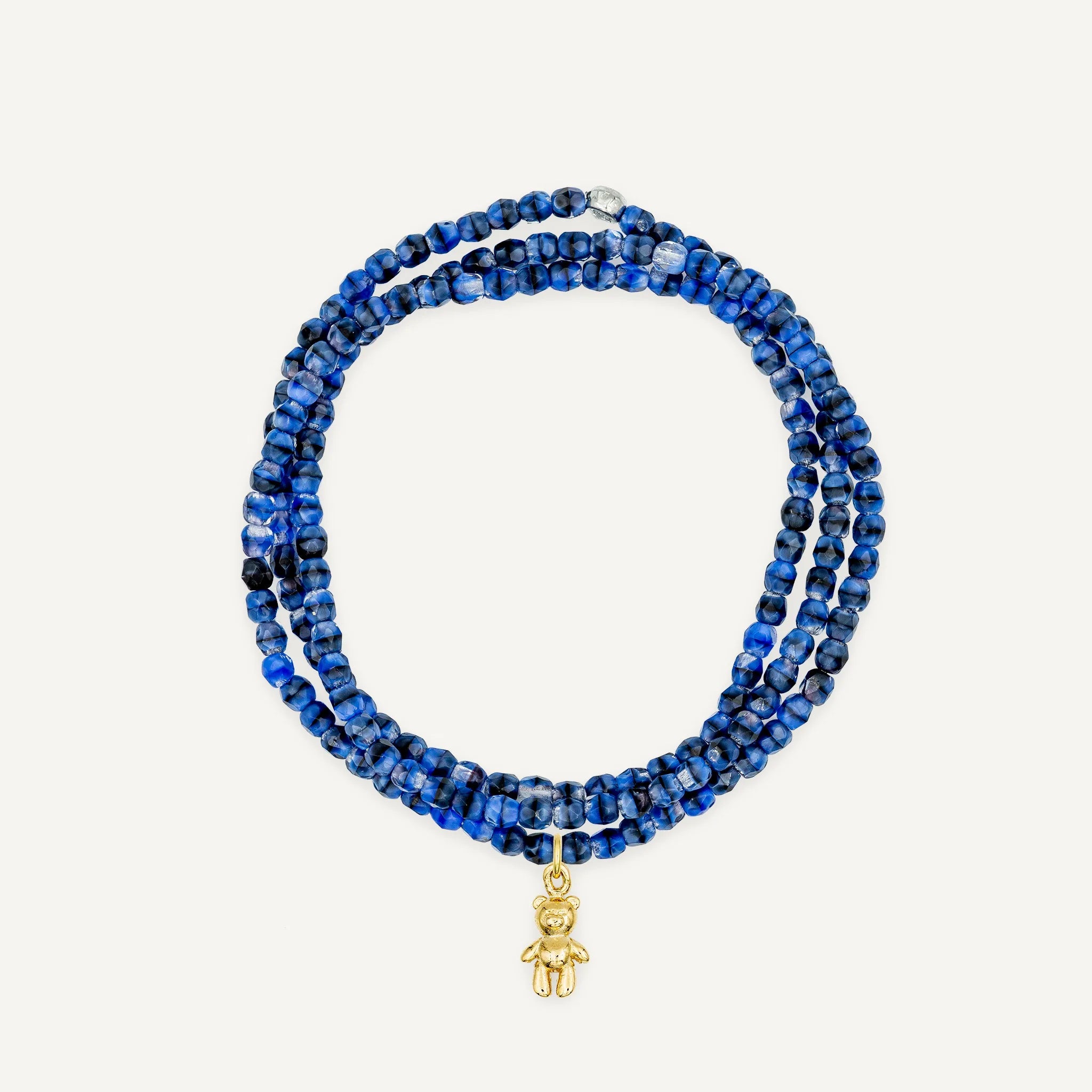 collier / bracelet Collier - Bracelet Denim - Têtes Blondes