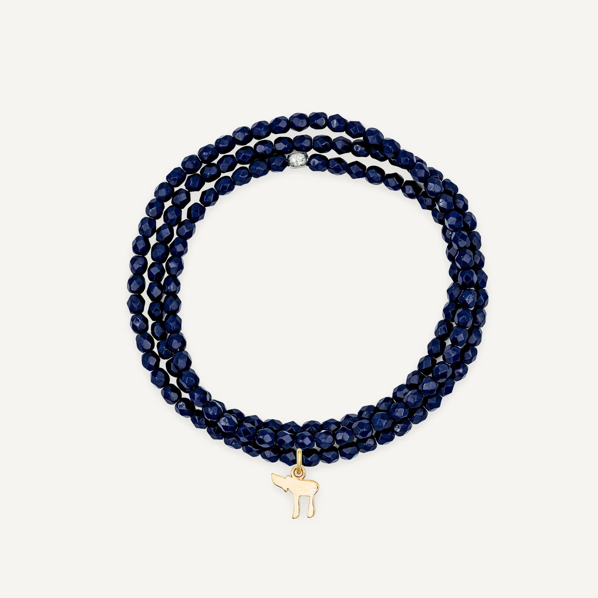 collier / bracelet Collier - Bracelet Navy Blue - Têtes Blondes