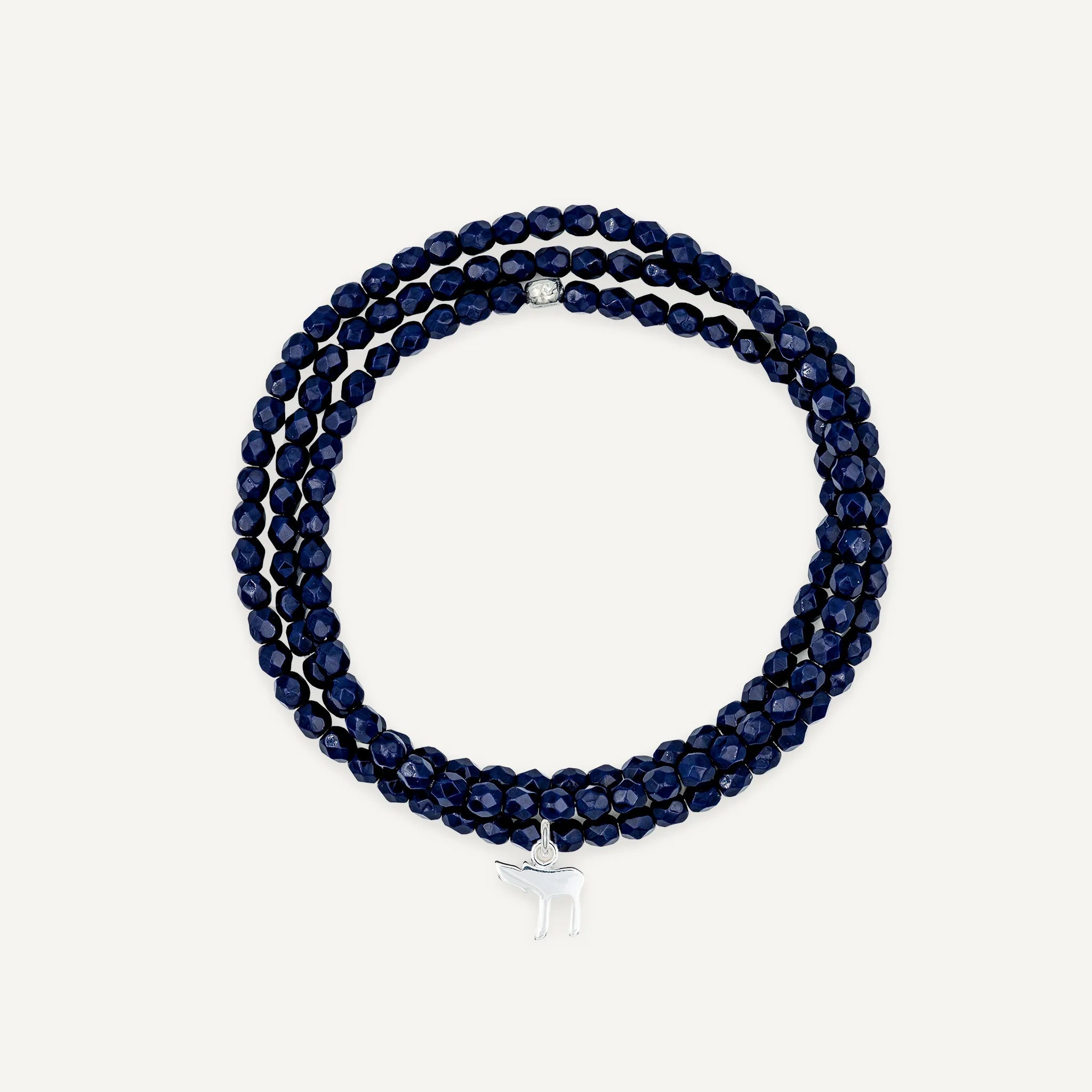 collier / bracelet Collier - Bracelet Navy Blue - Têtes Blondes