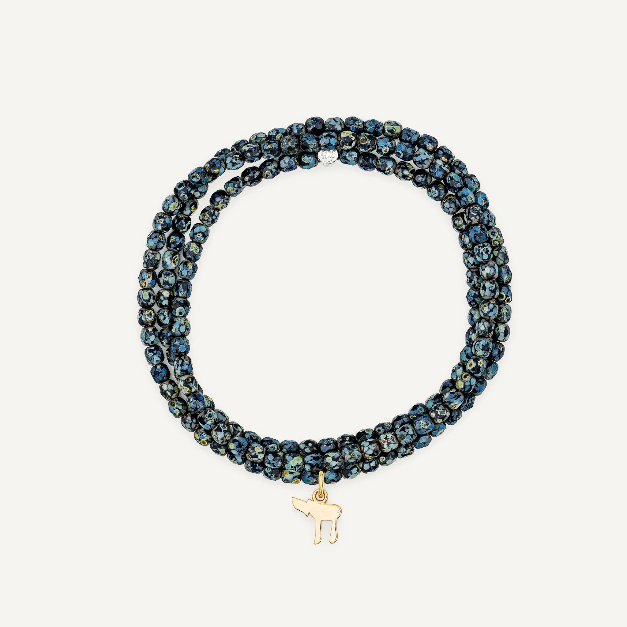 collier / bracelet Collier - Bracelet Noir Rock - Têtes Blondes
