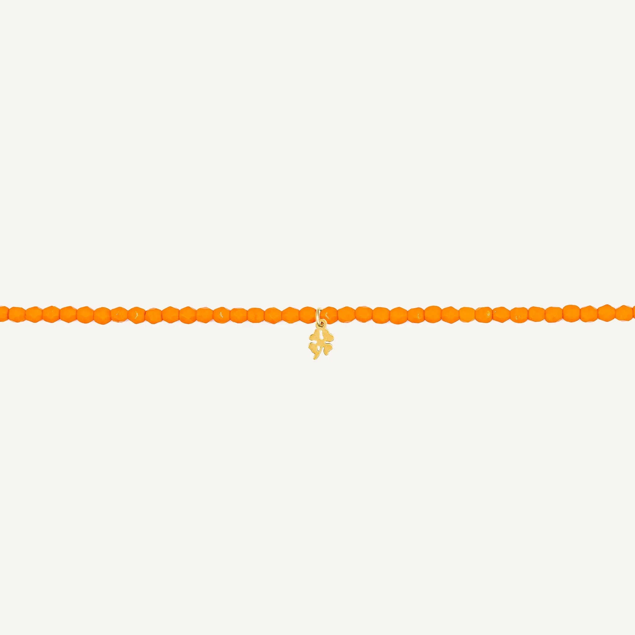 collier / bracelet Collier-Bracelet Orange - Têtes Blondes