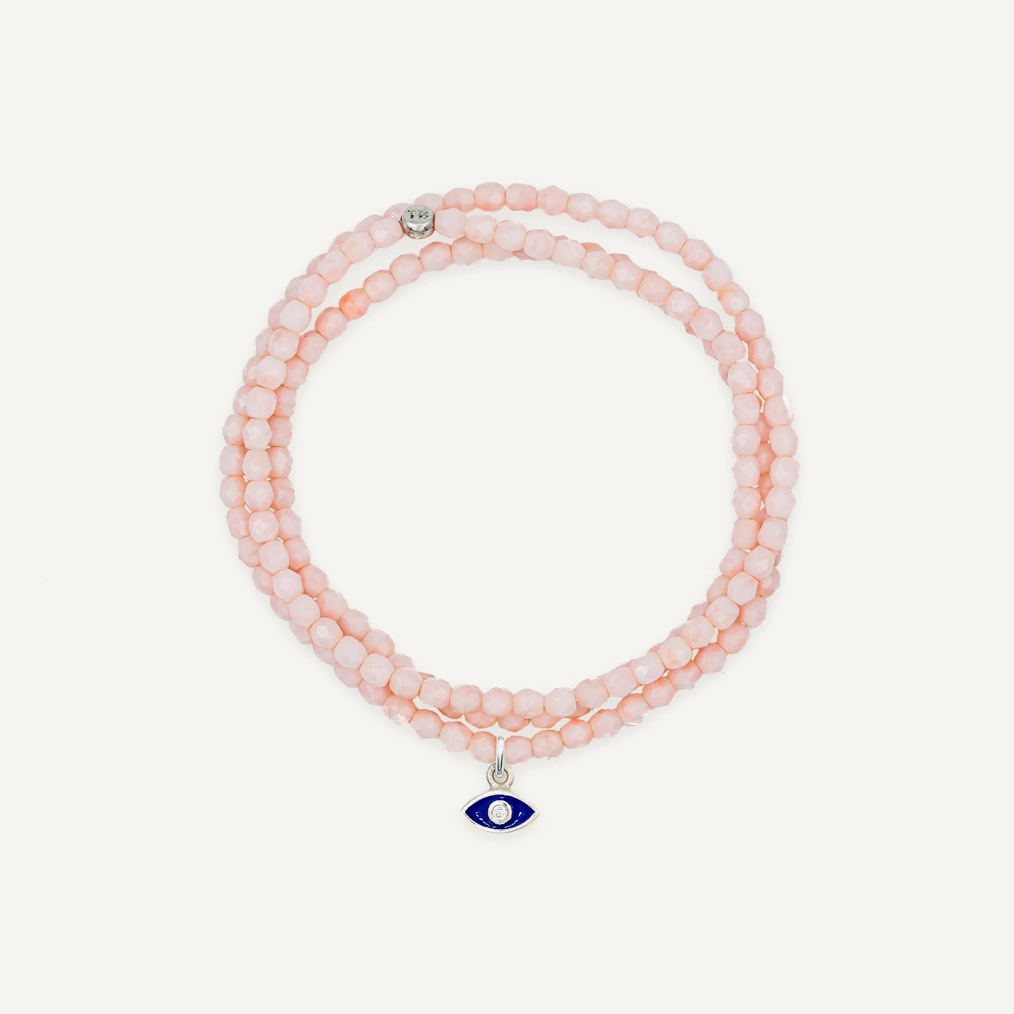 collier / bracelet Collier - Bracelet Rose Guimauve - Têtes Blondes