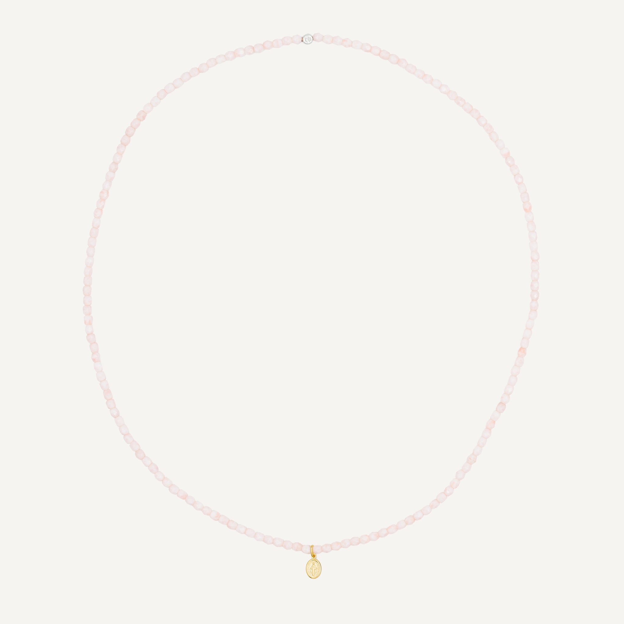 collier / bracelet Collier - Bracelet Rose Guimauve - Têtes Blondes