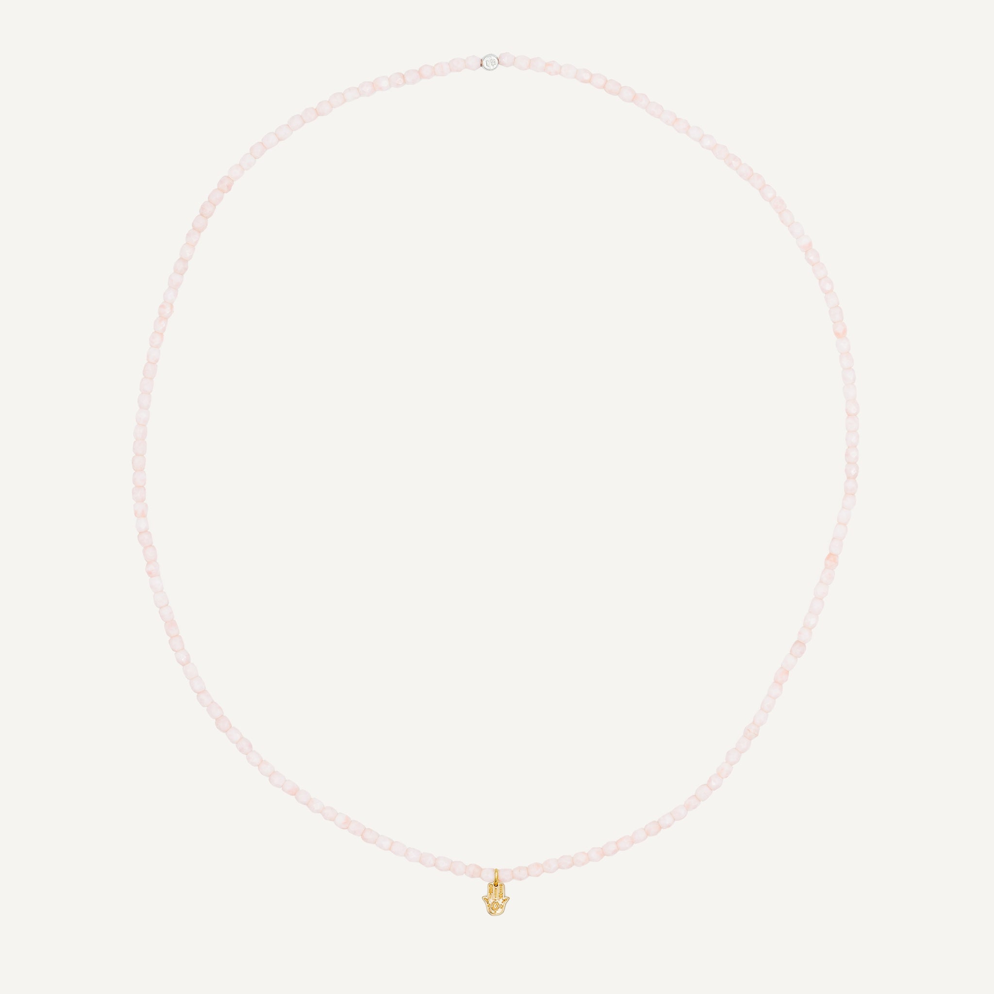 collier / bracelet Collier - Bracelet Rose Guimauve - Têtes Blondes