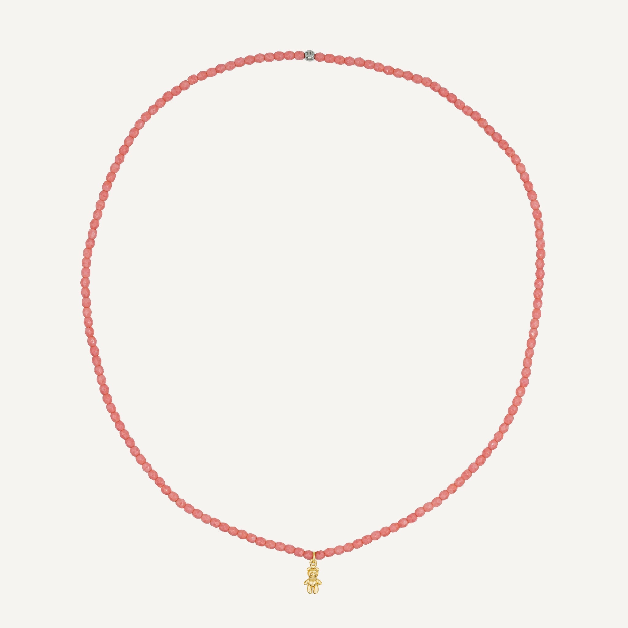 collier / bracelet Collier - Bracelet Rose Poudré - Têtes Blondes