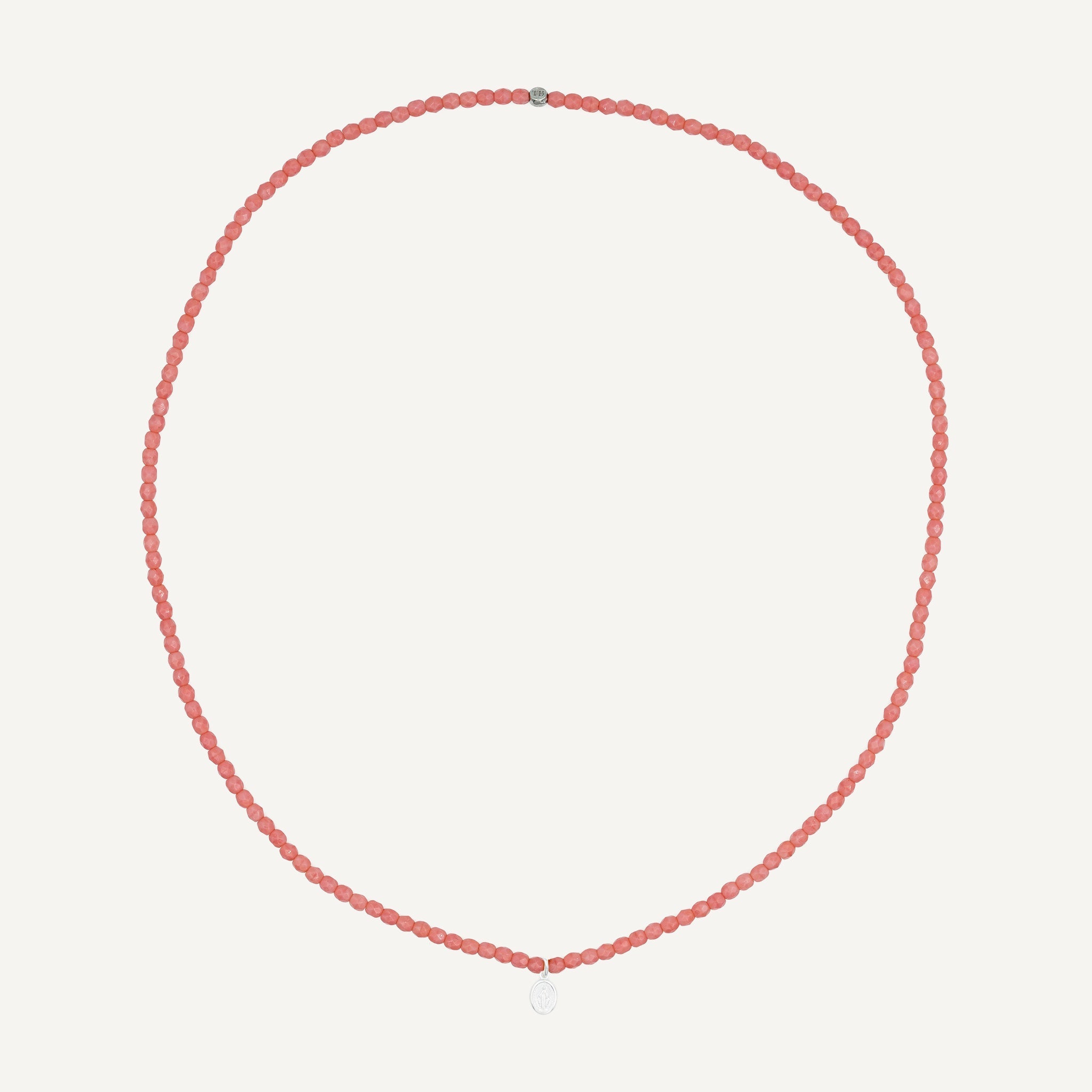 collier / bracelet Collier - Bracelet Rose Poudré - Têtes Blondes