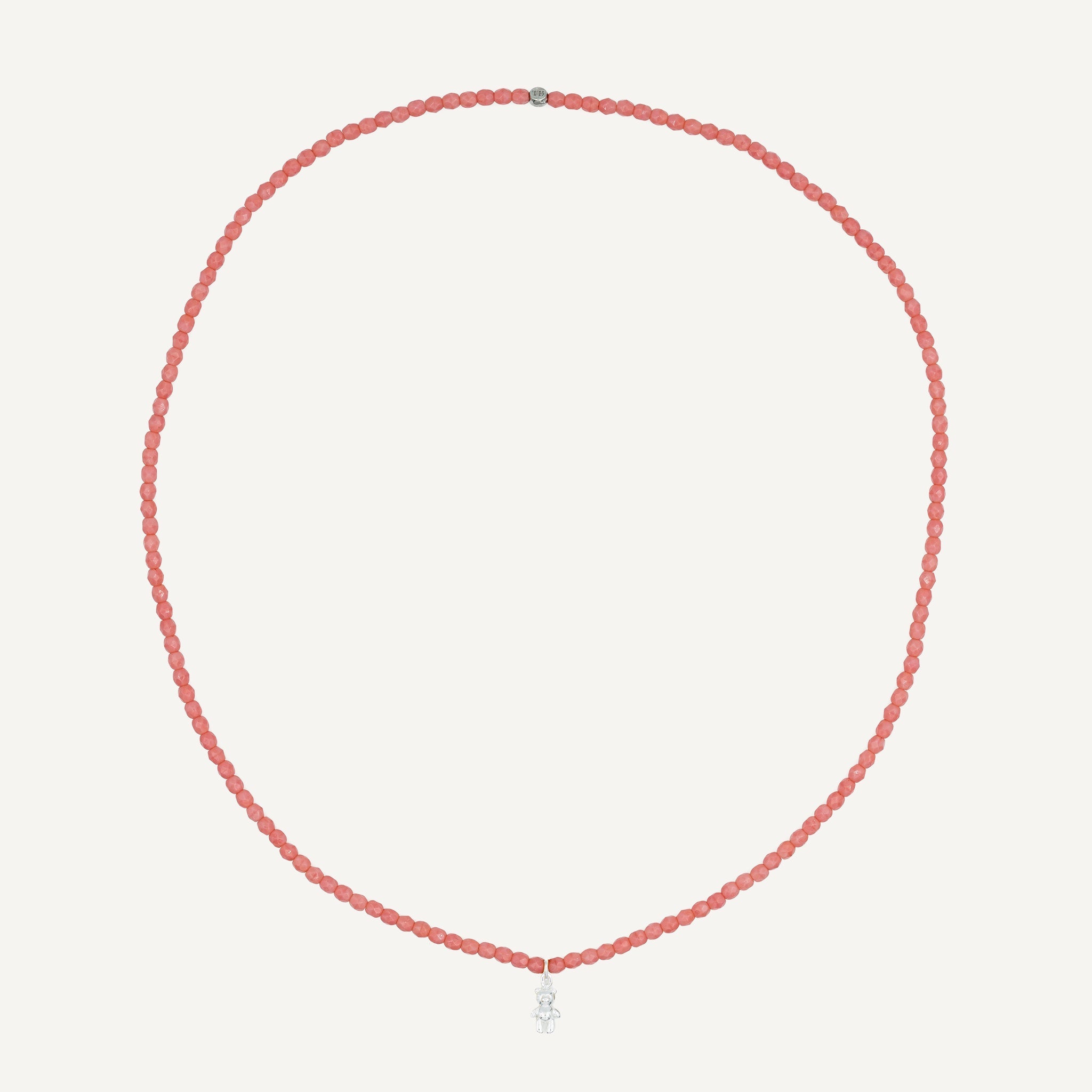 collier / bracelet Collier - Bracelet Rose Poudré - Têtes Blondes