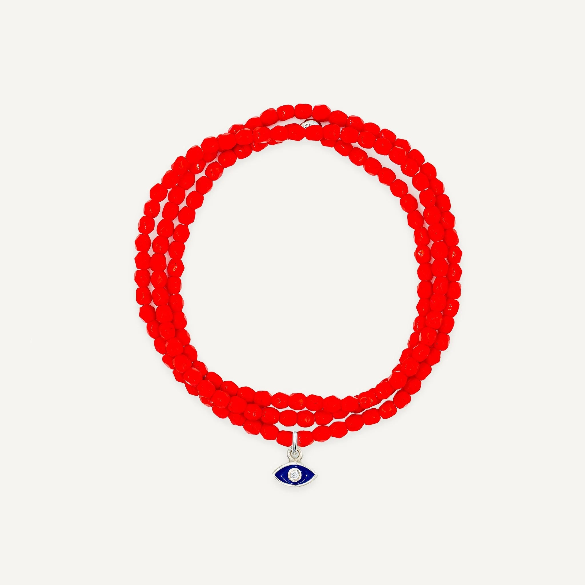 collier / bracelet Collier - Bracelet Rouge - Têtes Blondes