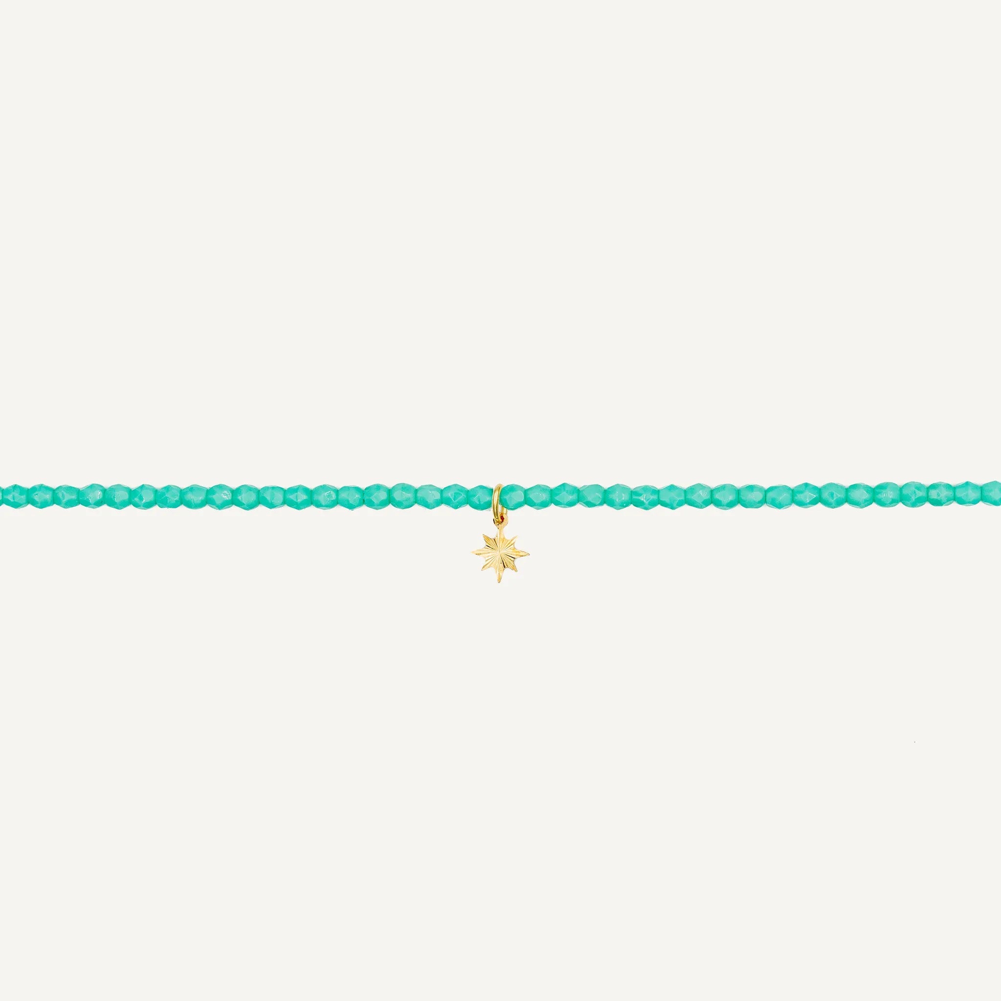 collier / bracelet Collier - Bracelet Turquoise - Têtes Blondes