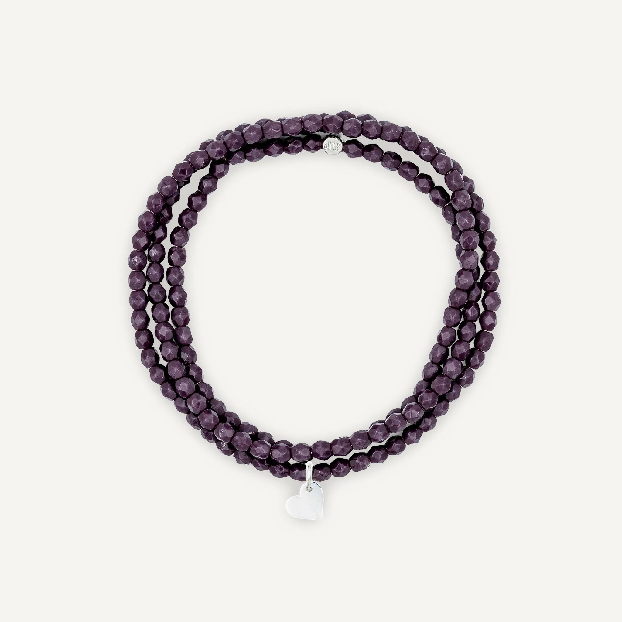 collier / bracelet Collier - Bracelet Violet - Têtes Blondes