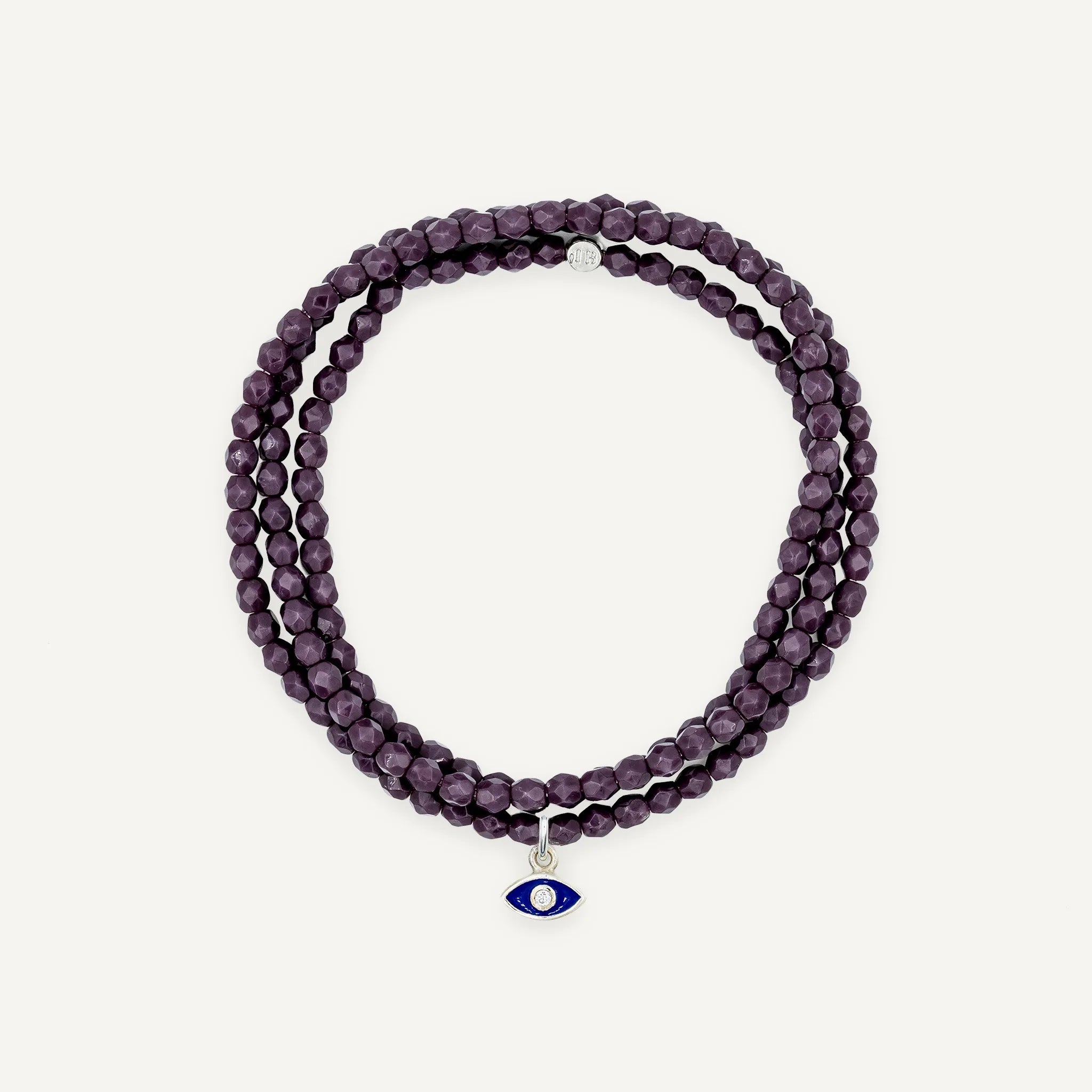 collier / bracelet Collier - Bracelet Violet - Têtes Blondes