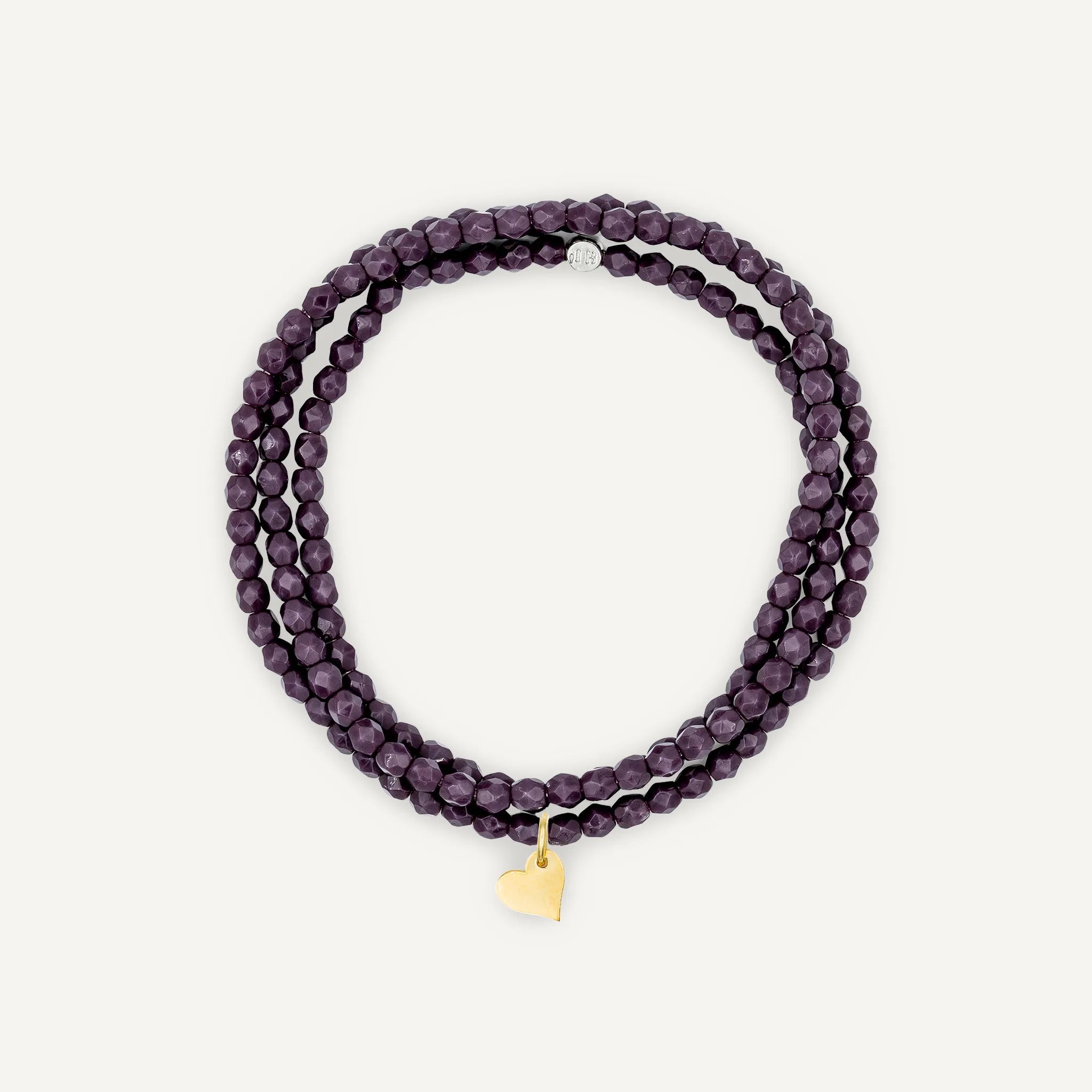 collier / bracelet Collier - Bracelet Violet - Têtes Blondes