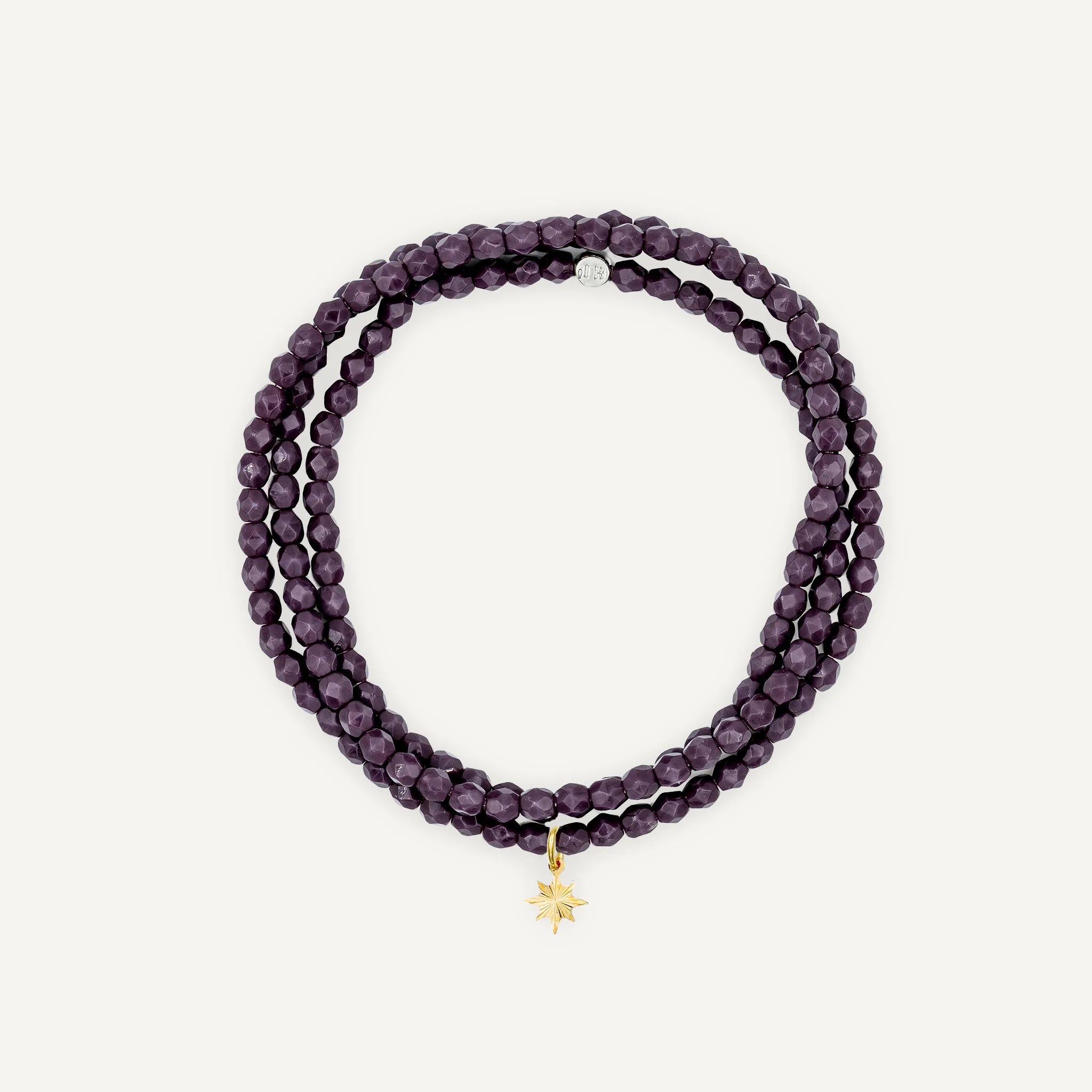 collier / bracelet Collier - Bracelet Violet - Têtes Blondes