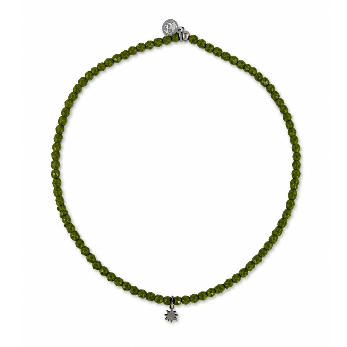collier / bracelet COMET - Vert Olive - Têtes Blondes