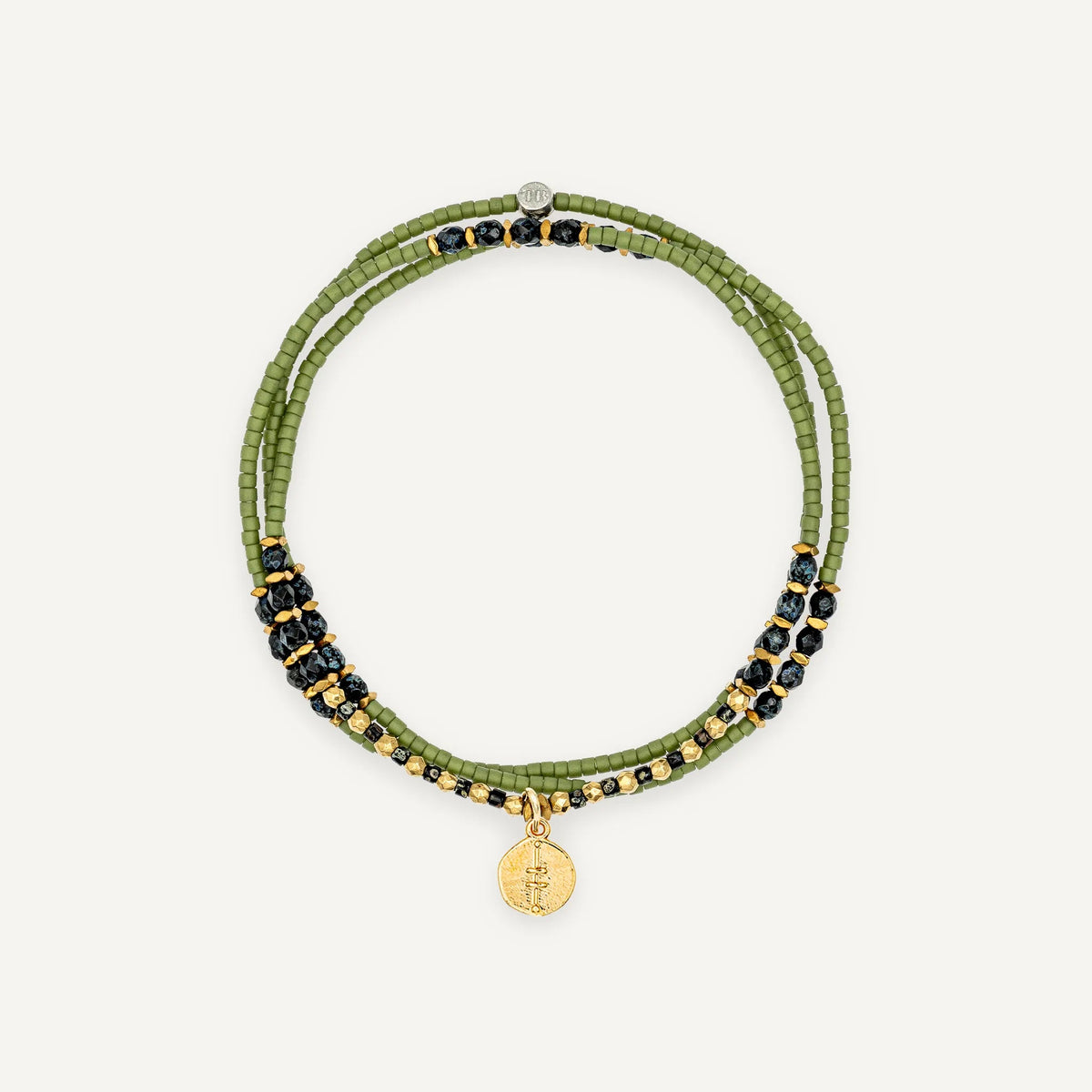 collier / bracelet CONNEXION 3 - Vert - Têtes Blondes