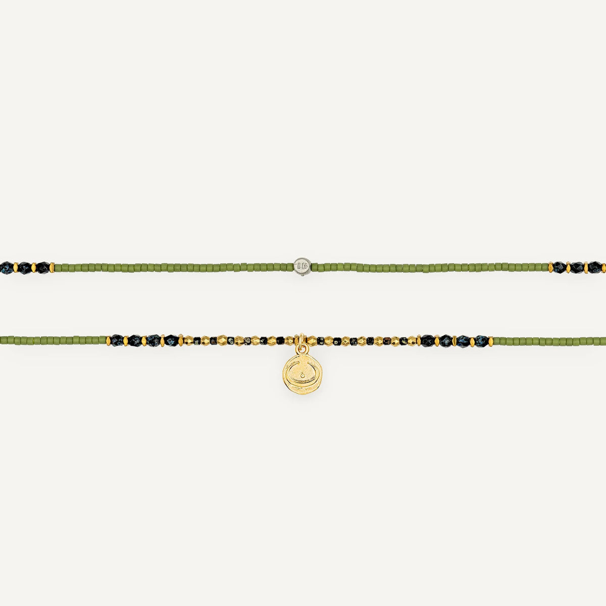 collier / bracelet CONNEXION 3 - Vert - Têtes Blondes