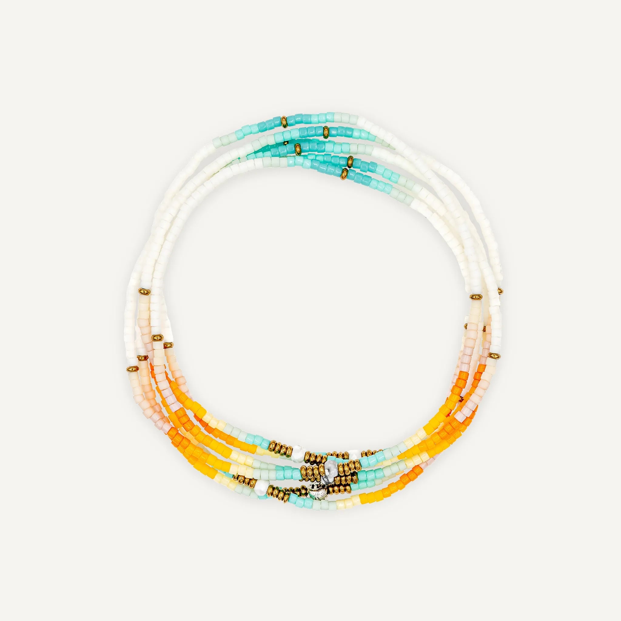 collier / bracelet CO(O)RNICHE - 6 tours ultra fin - Têtes Blondes