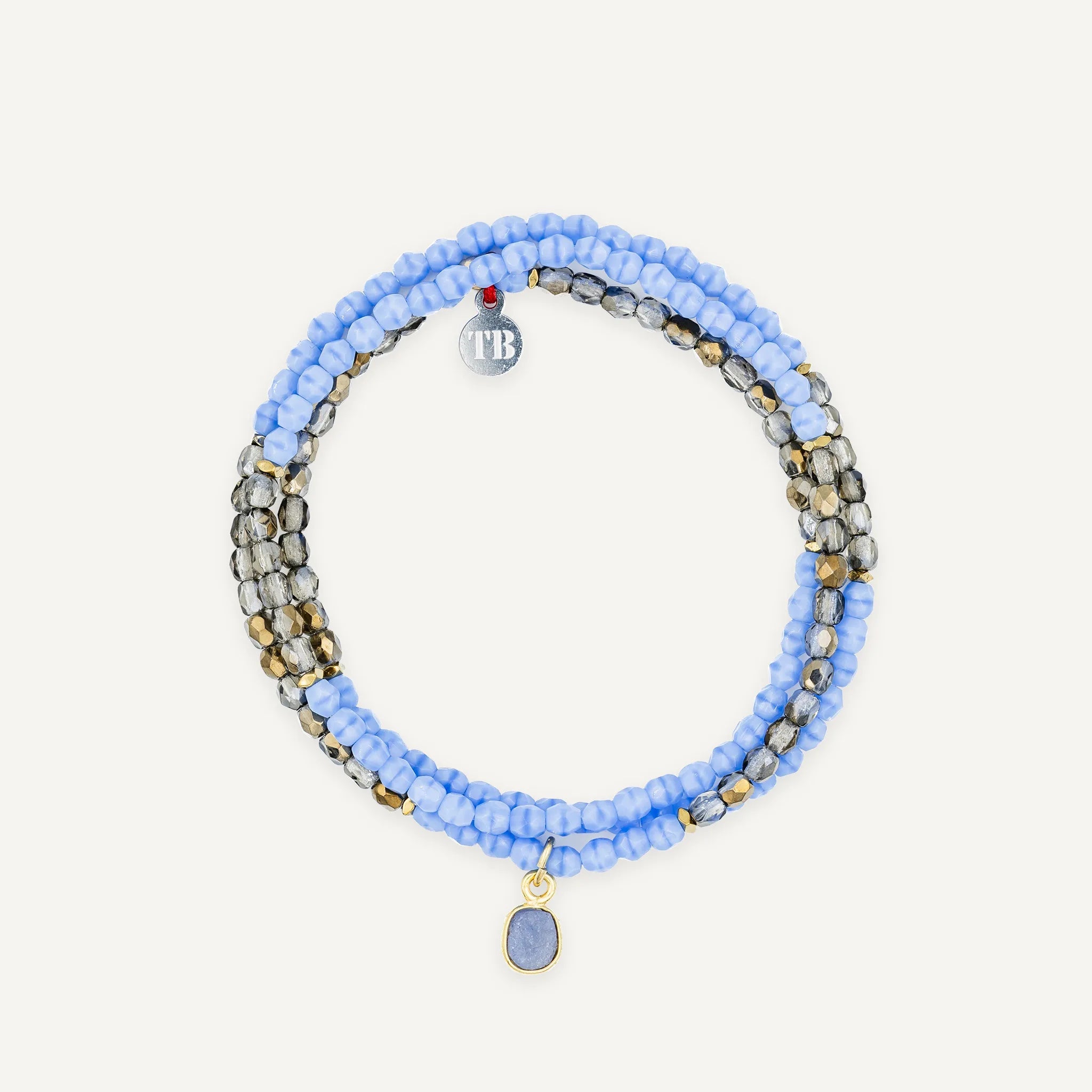 collier / bracelet DÉCEMBRE 3 - Tanzanite - Têtes Blondes