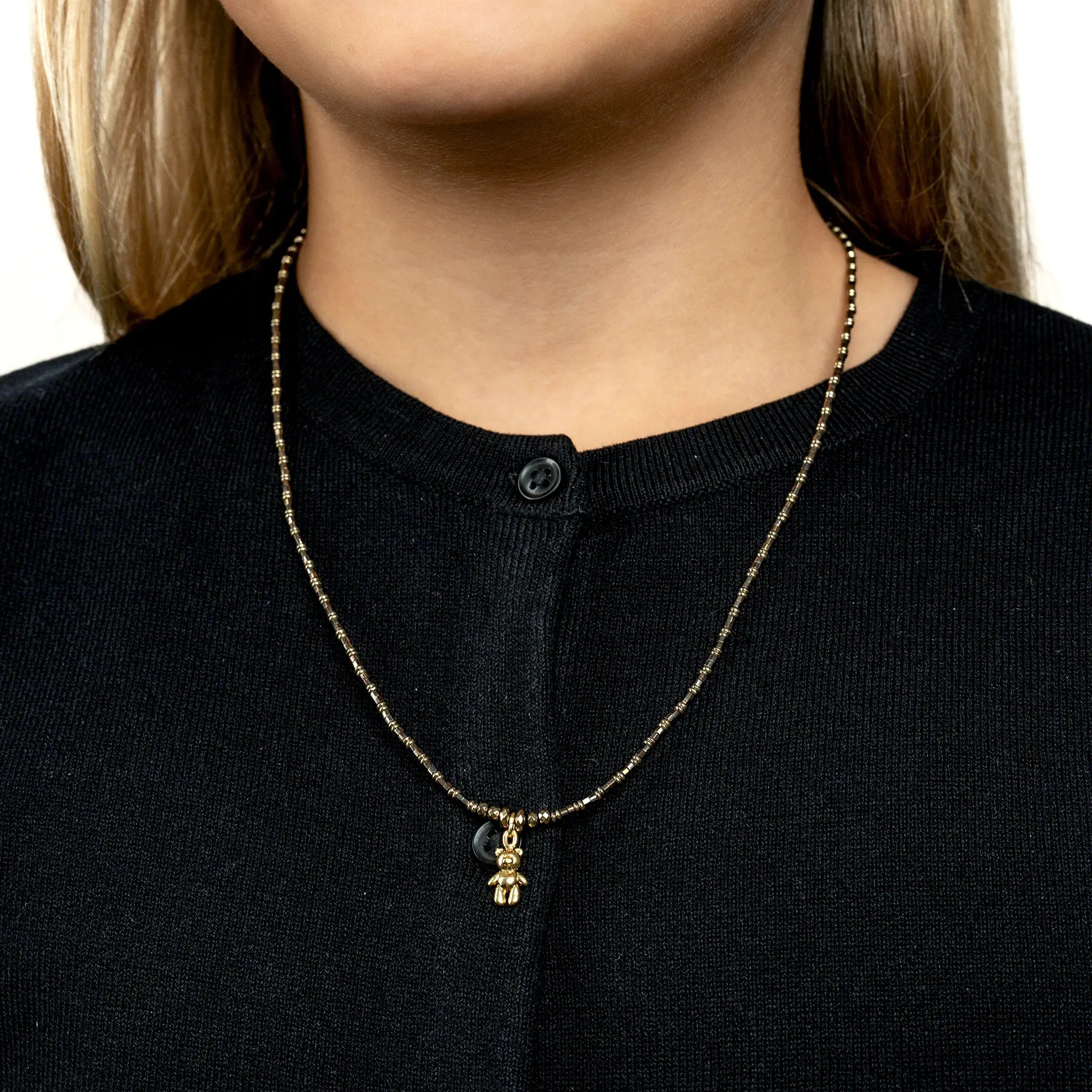 collier / bracelet DOUDOU DEDE - Gold Metal - Têtes Blondes