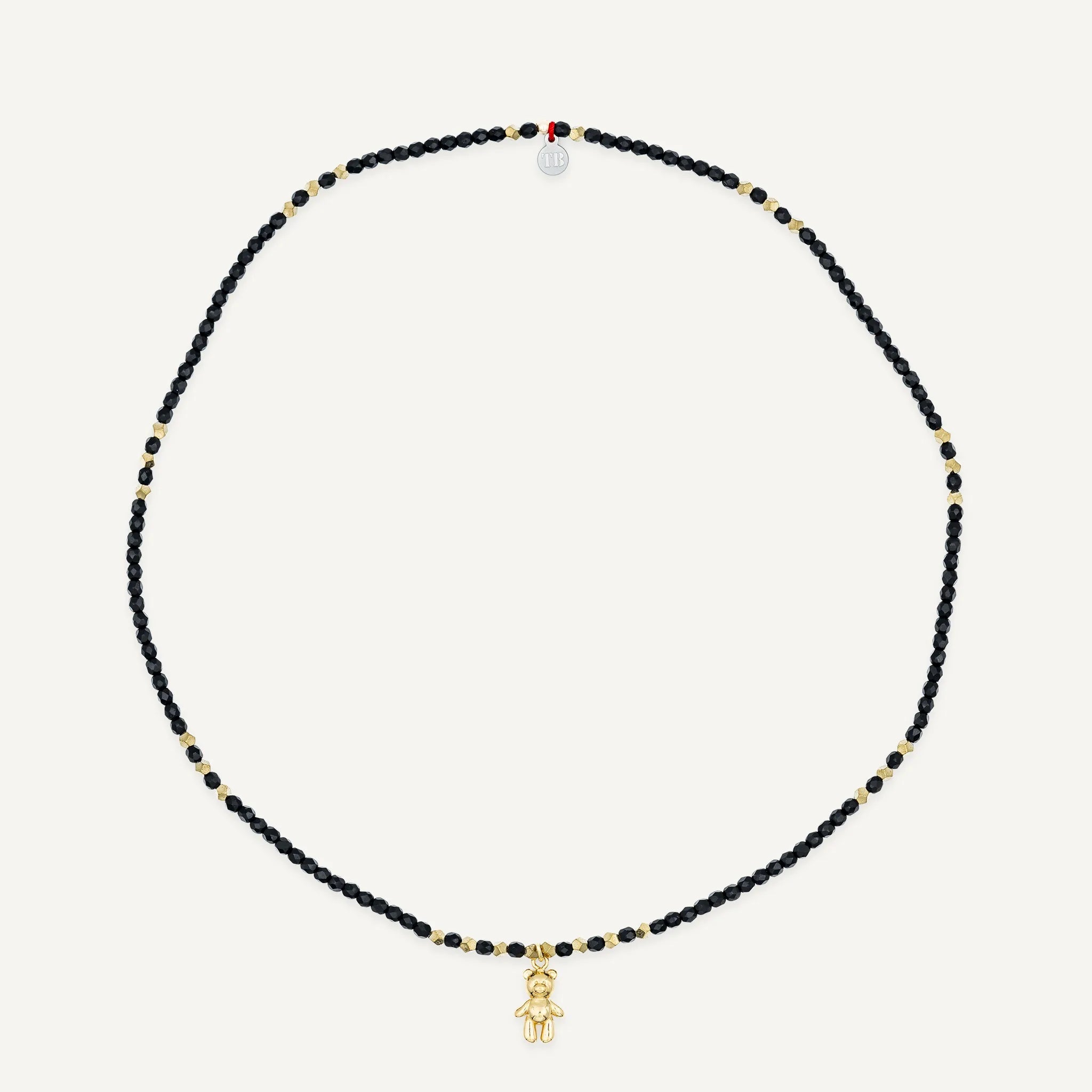 collier / bracelet DOUDOU DEDE - Noir Mat - Têtes Blondes