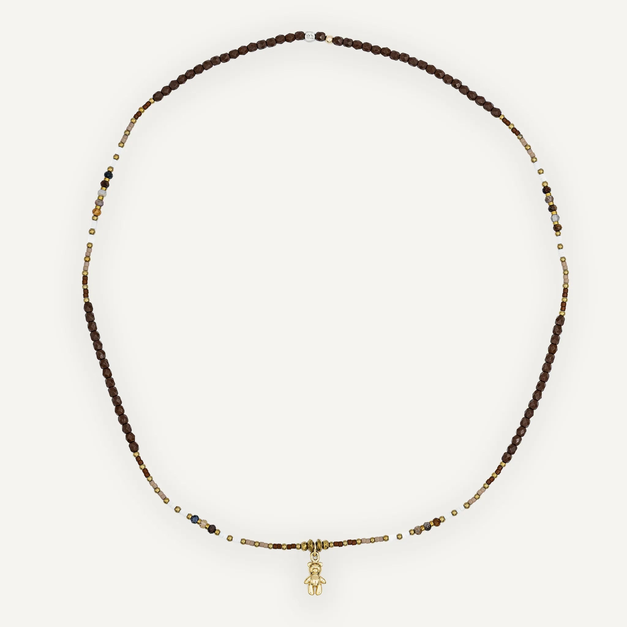 collier / bracelet DOUDOU DEDE - Noisette - Têtes Blondes