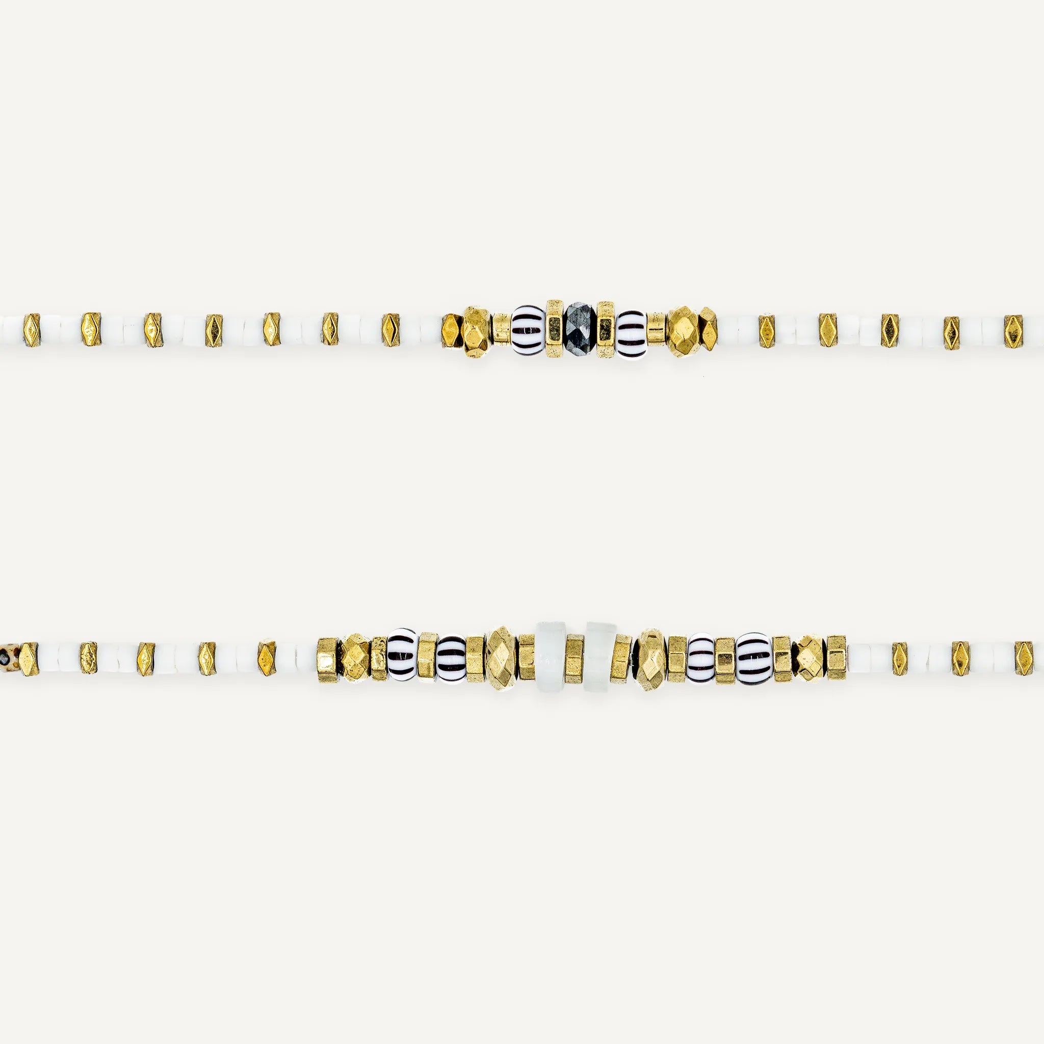 collier / bracelet DUNE 6 Slim - Vanille & Caramel - Têtes Blondes