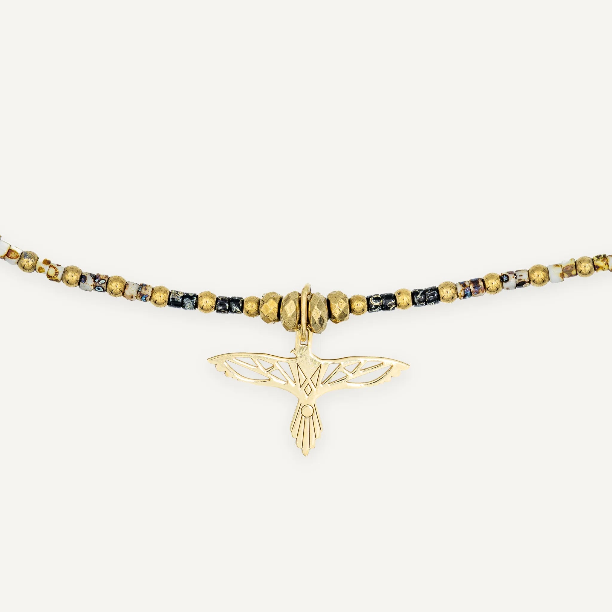 collier / bracelet EAGLE 3 - Noir Rock - Têtes Blondes