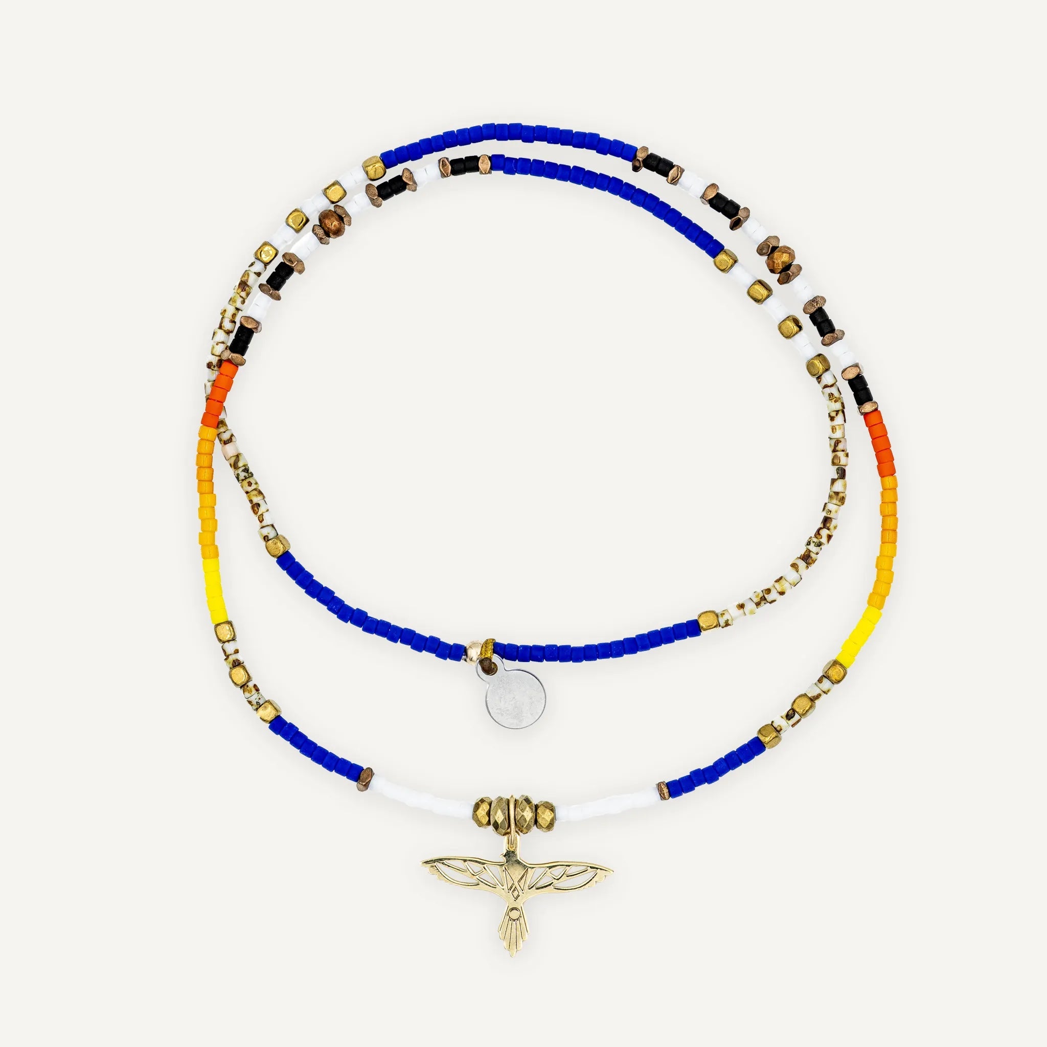 collier / bracelet EAGLE - Indian - Têtes Blondes