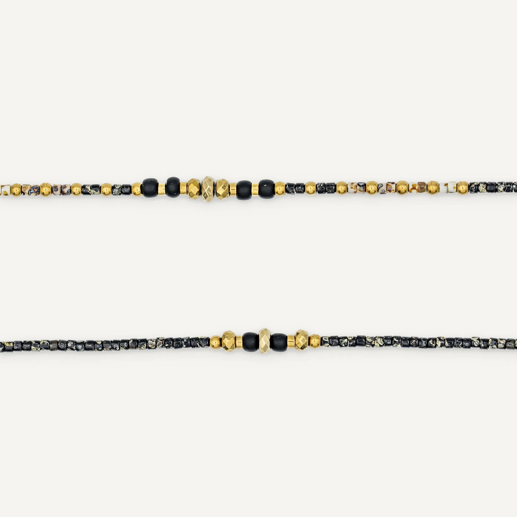 collier / bracelet EAGLE SLIM 6 - Noir Rock - Têtes Blondes