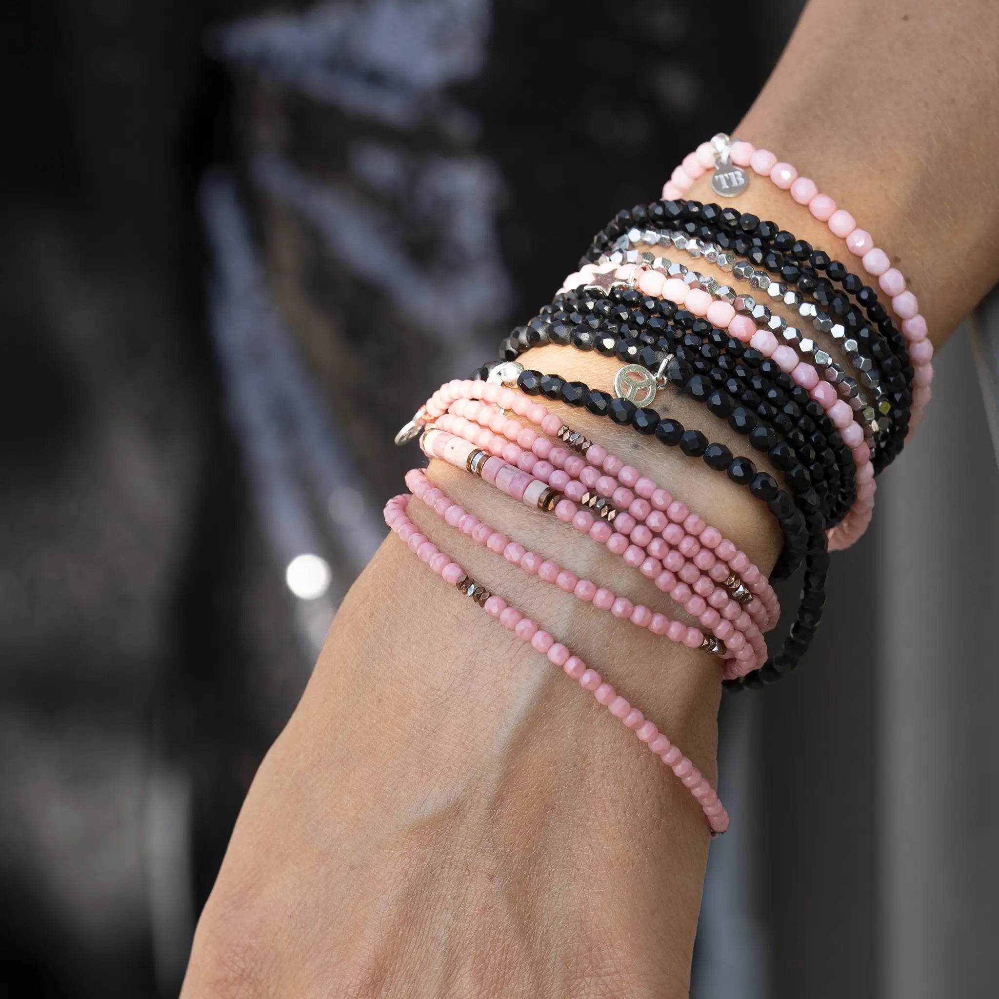 collier / bracelet ECLAIR Silver Strawberries Pink - Têtes Blondes