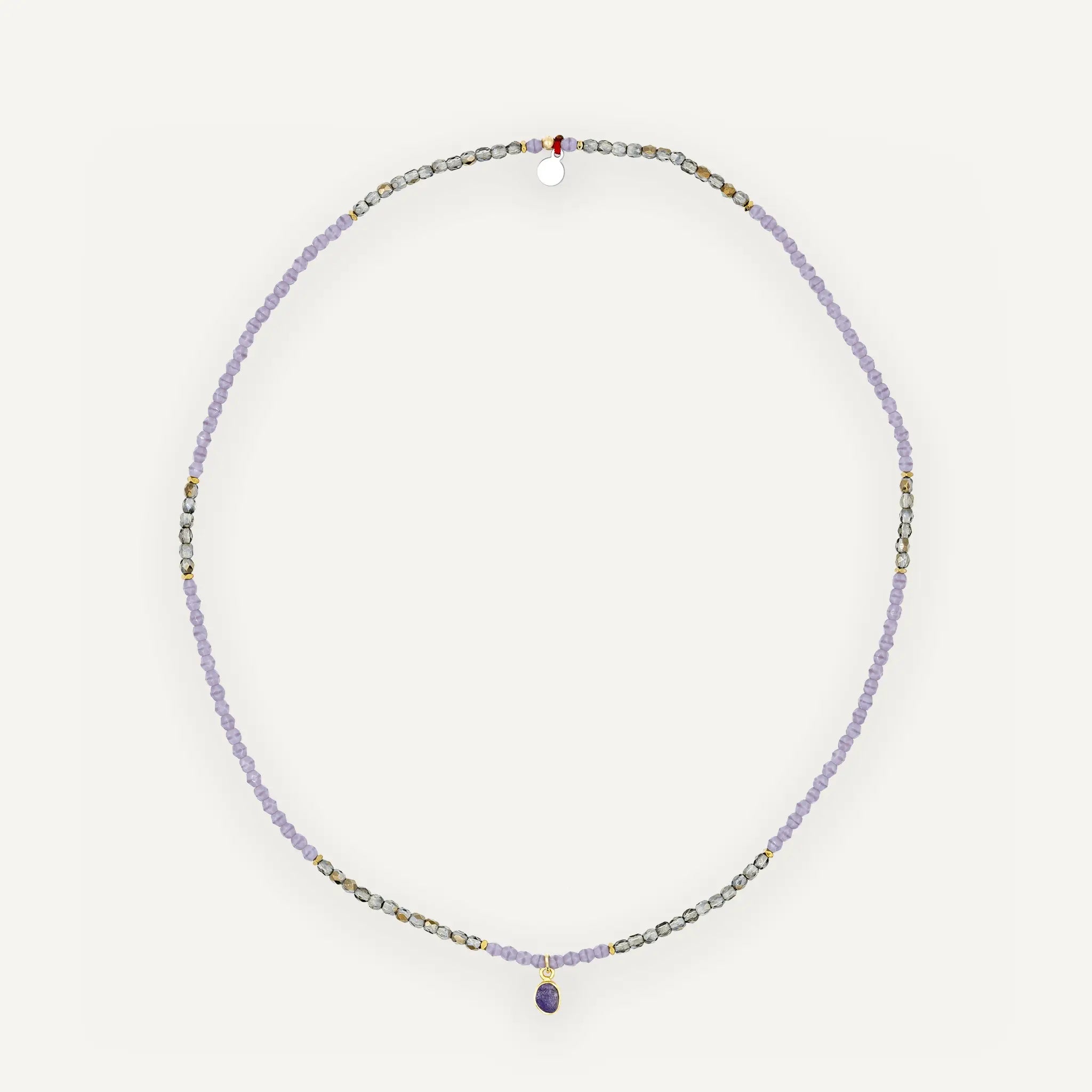 collier / bracelet FÉVRIER 3 - Améthyste - Têtes Blondes