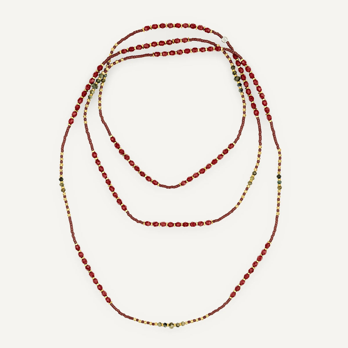 collier / bracelet FORCE INTÉRIEURE 6 - Bordeaux - Têtes Blondes