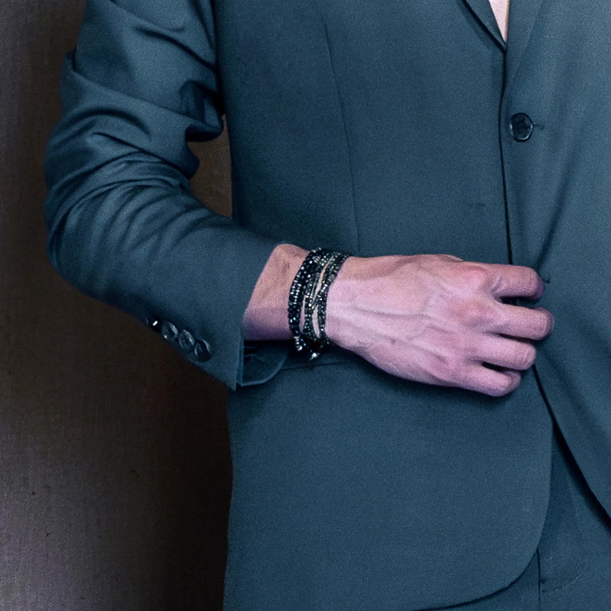collier / bracelet GENTLEMAN 5 - Crocodile - Têtes Blondes