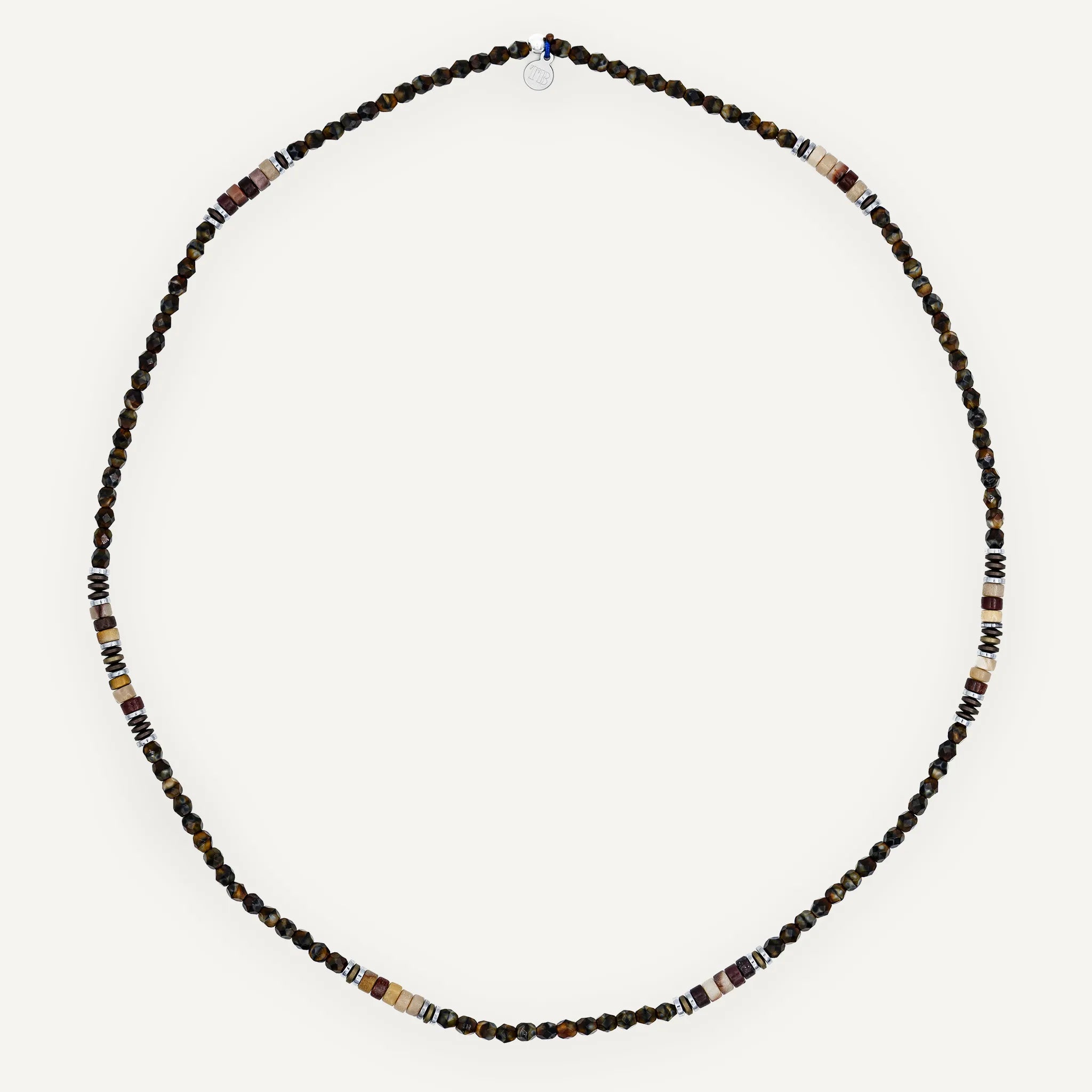 collier / bracelet GENTLEMAN - Chocolat - Têtes Blondes