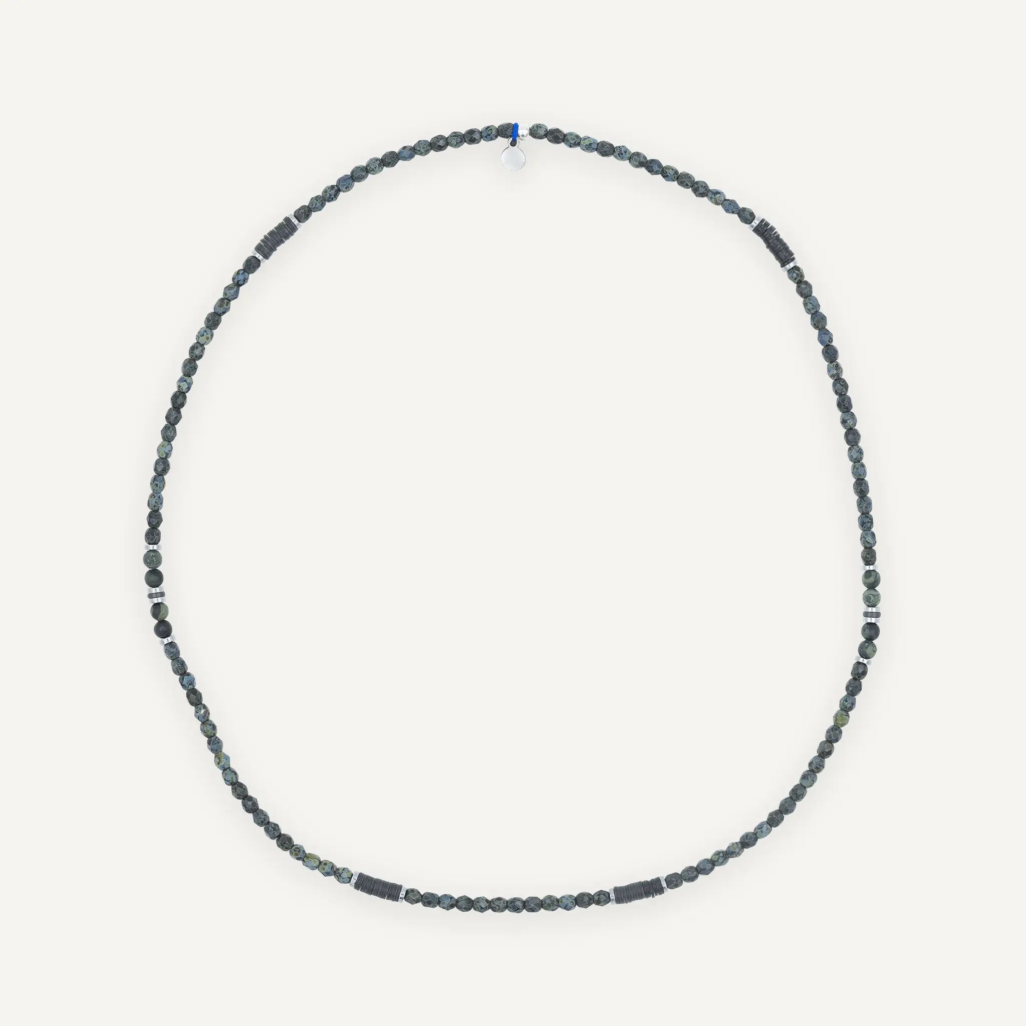 collier / bracelet GENTLEMAN Noir Rock - Têtes Blondes